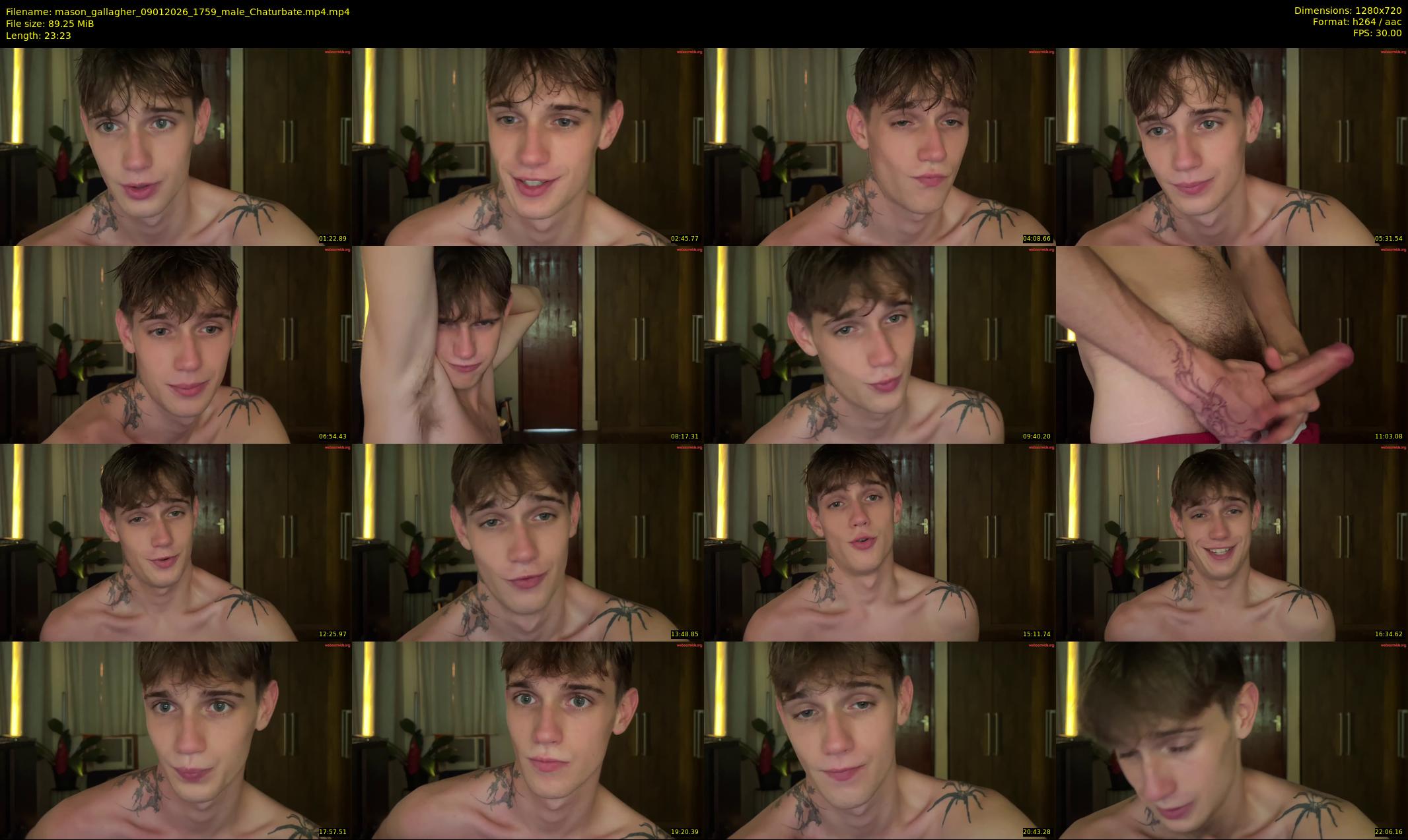 mason_gallagher — 24 minute Chaturbate male cam show recording, 720p, Jan 9, 2026