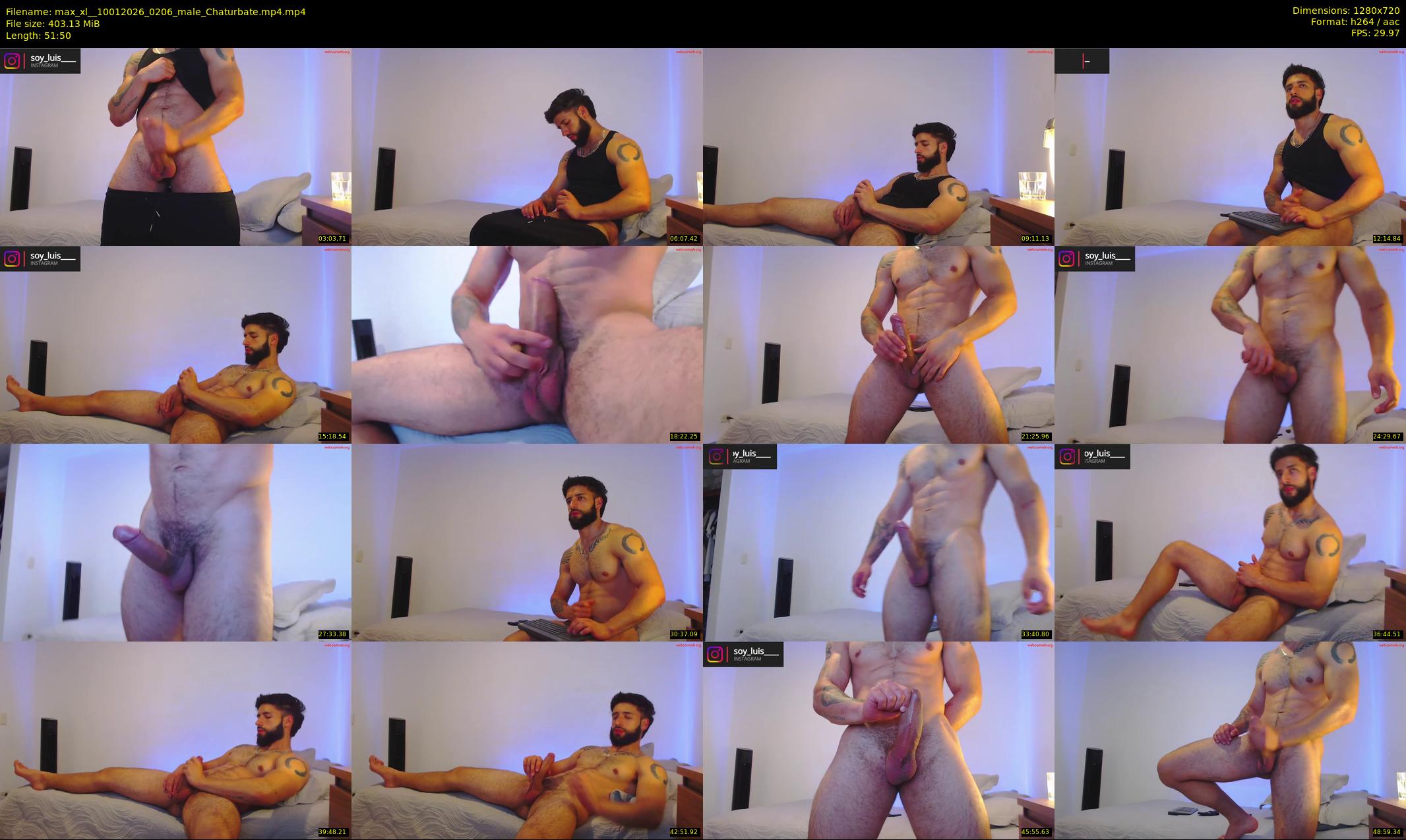 max_xl_ — 52 minute Chaturbate male cam show recording, 720p, Jan 10, 2026