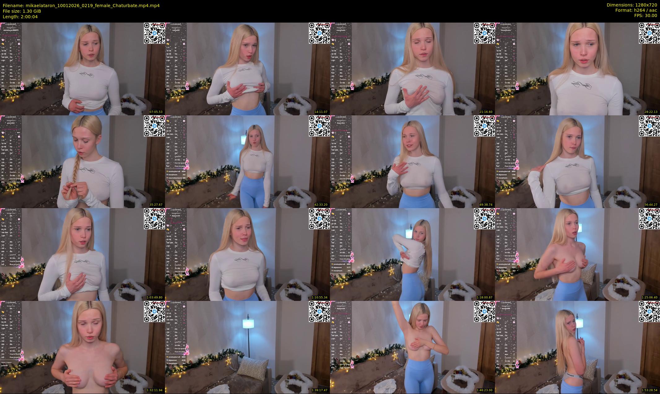 mikaelataron — 121 minute Chaturbate female cam show recording, 720p, Jan 10, 2026