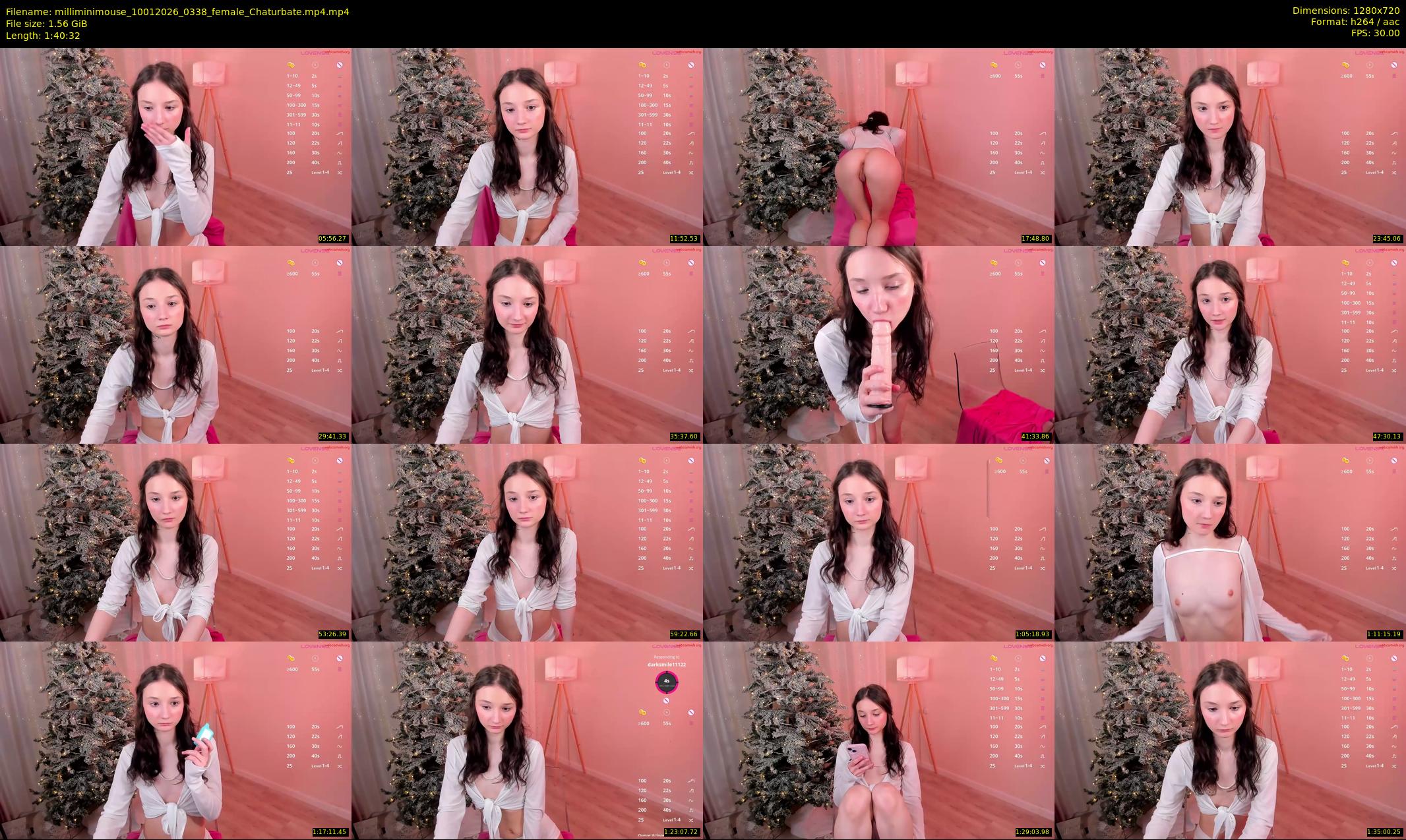 milliminimouse — 101 minute Chaturbate female cam show recording, 720p, Jan 10, 2026