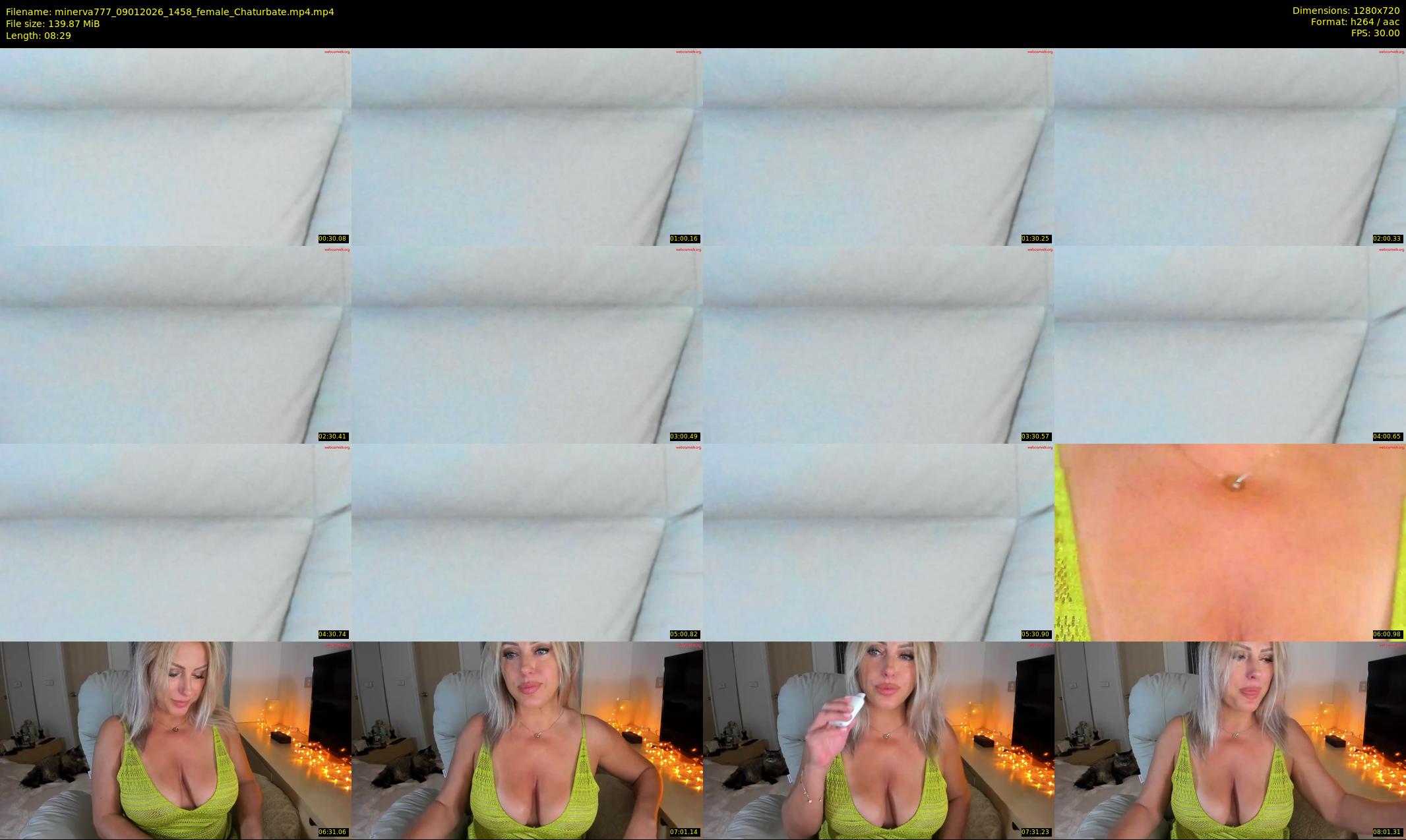 minerva777 — 9 minute Chaturbate female cam show recording, 720p, Jan 9, 2026