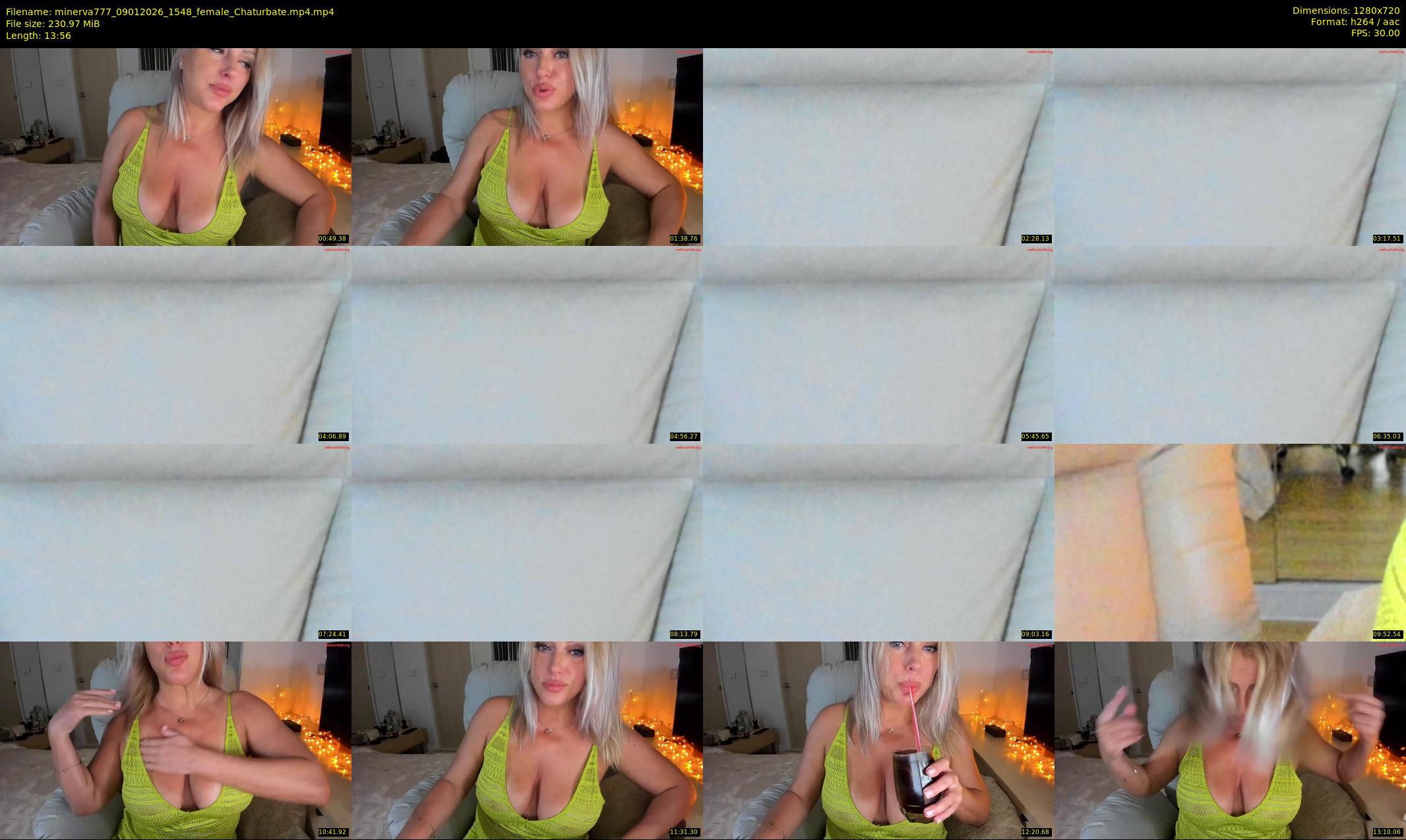 minerva777 — 14 minute Chaturbate female cam show recording, 720p, Jan 9, 2026
