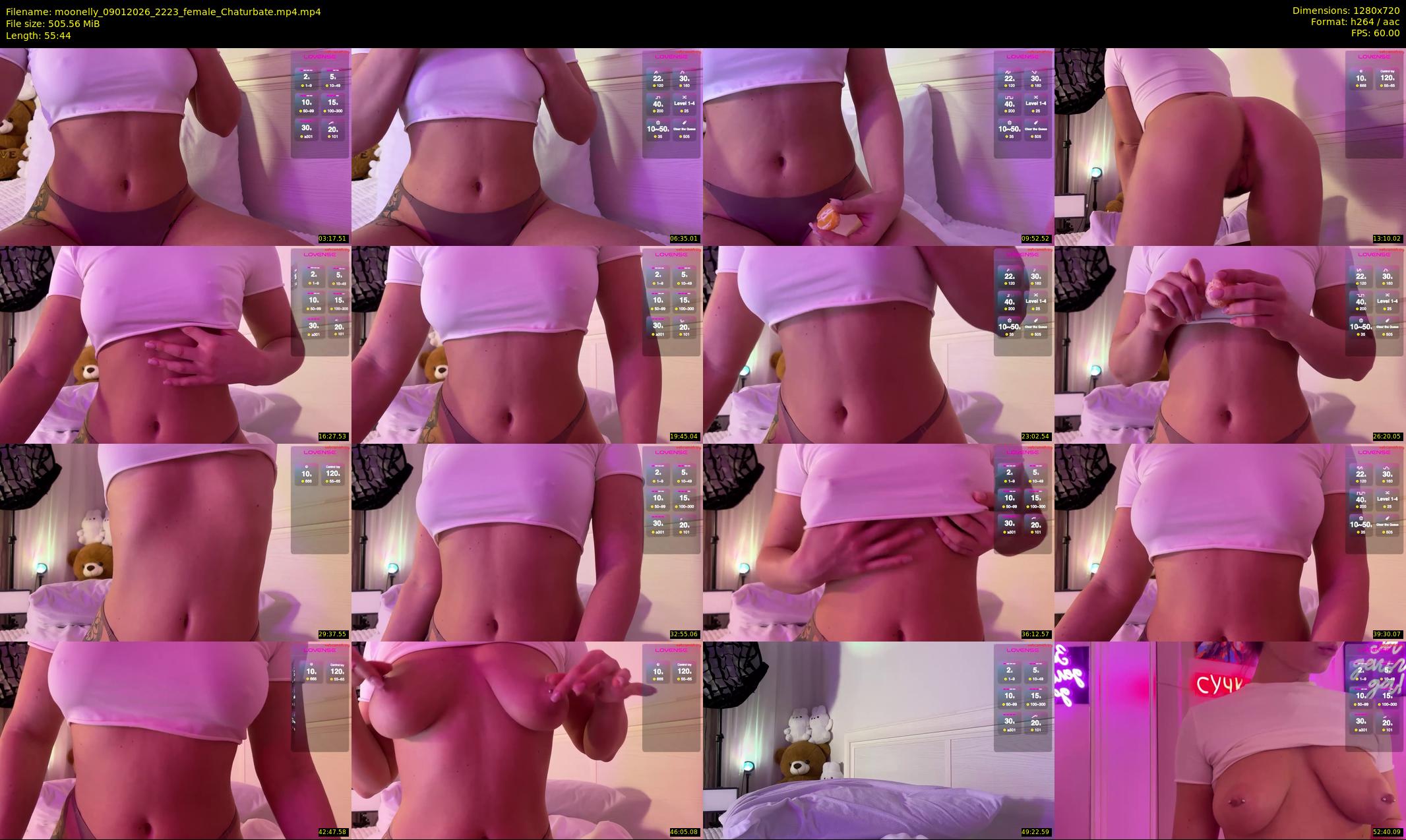 moonelly — 56 minute Chaturbate female cam show recording, 720p, Jan 9, 2026