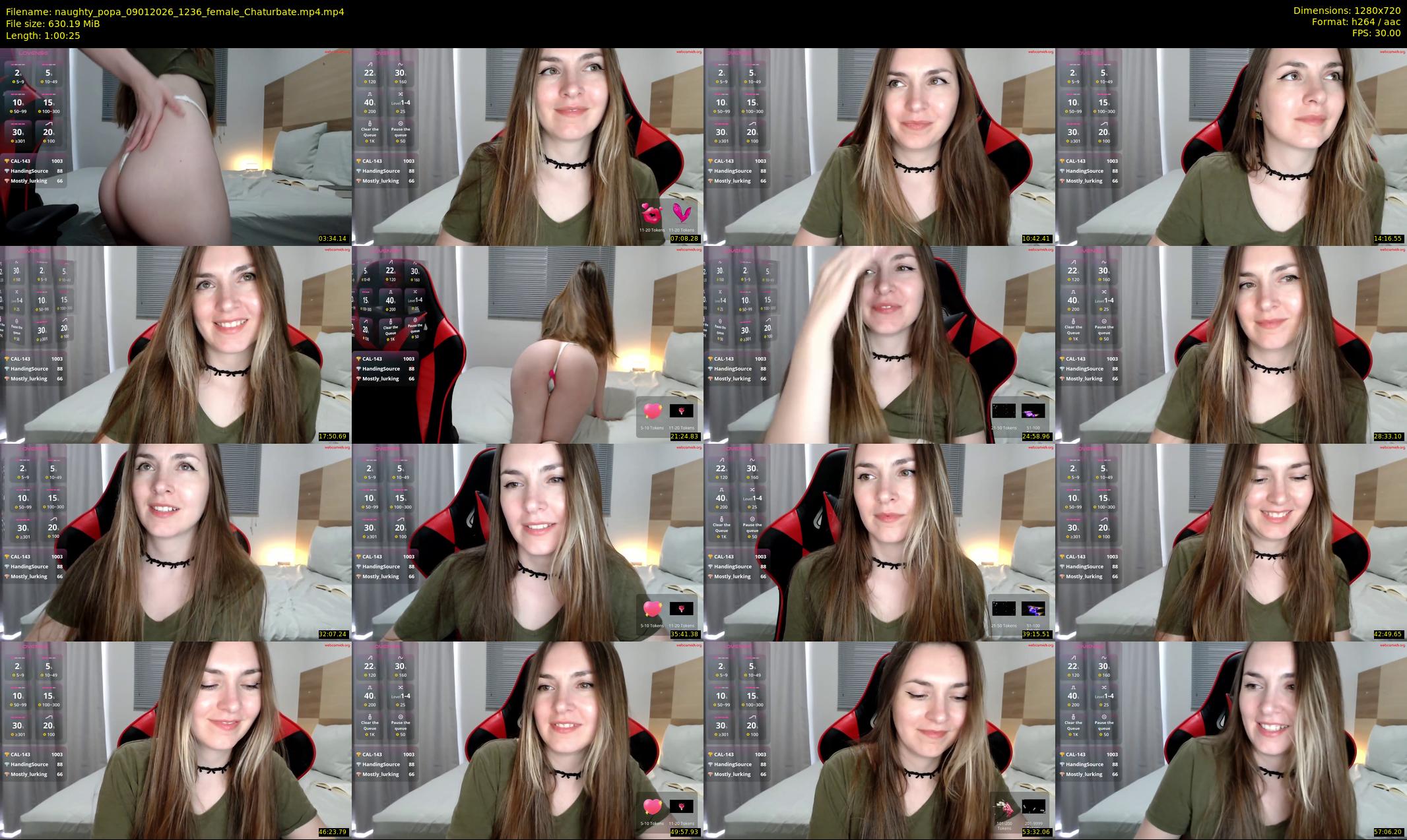 naughty_popa — 61 minute Chaturbate female cam show recording, 720p, Jan 9, 2026