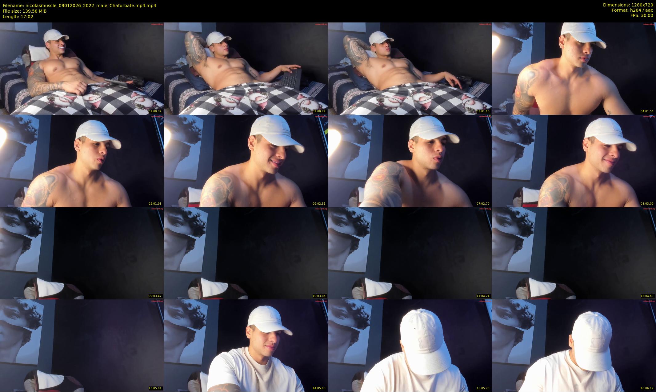 nicolasmuscle — 18 minute Chaturbate male cam show recording, 720p, Jan 9, 2026