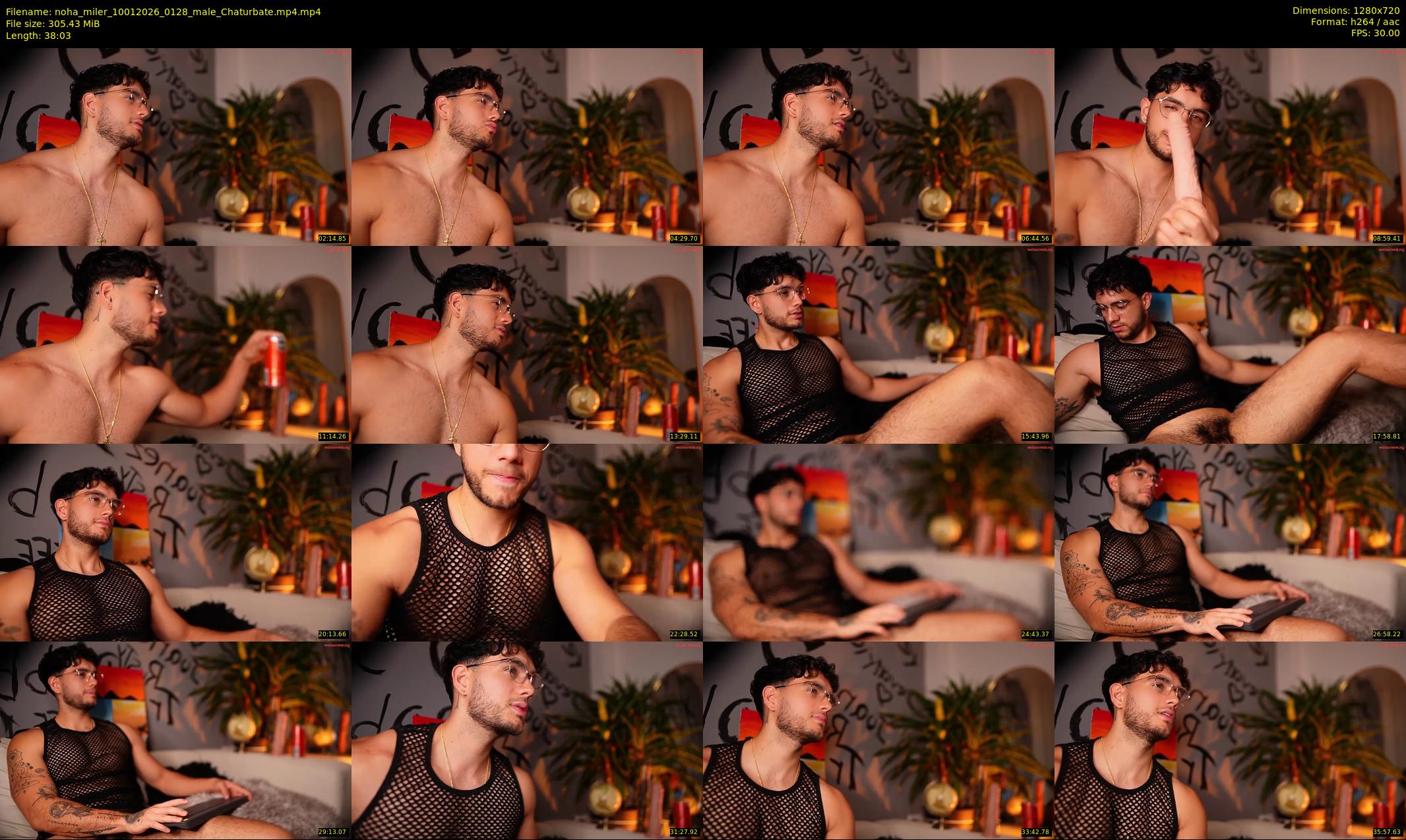 noha_miler — 39 minute Chaturbate male cam show recording, 720p, Jan 10, 2026