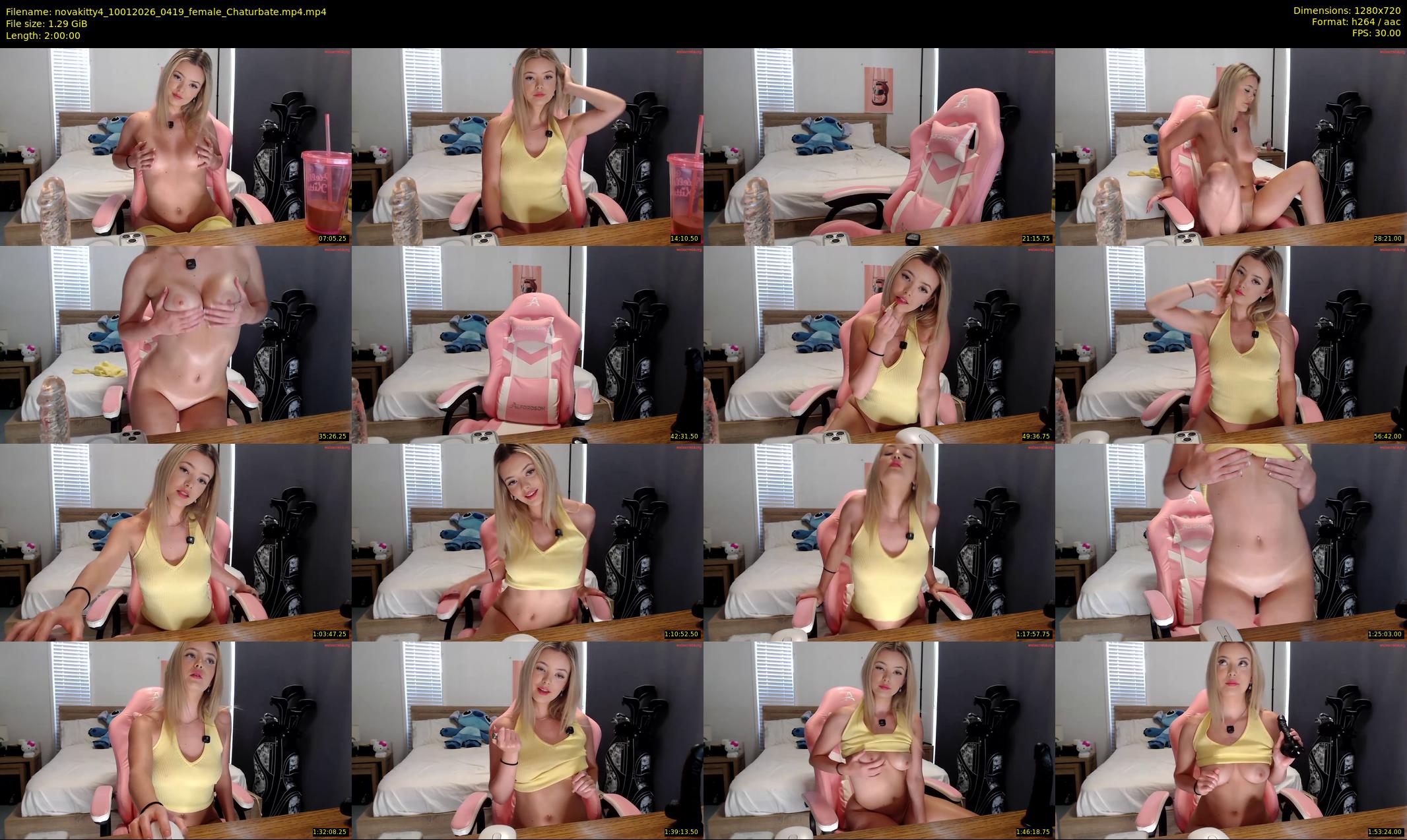 novakitty4 — 120 minute Chaturbate female cam show recording, 720p, Jan 10, 2026