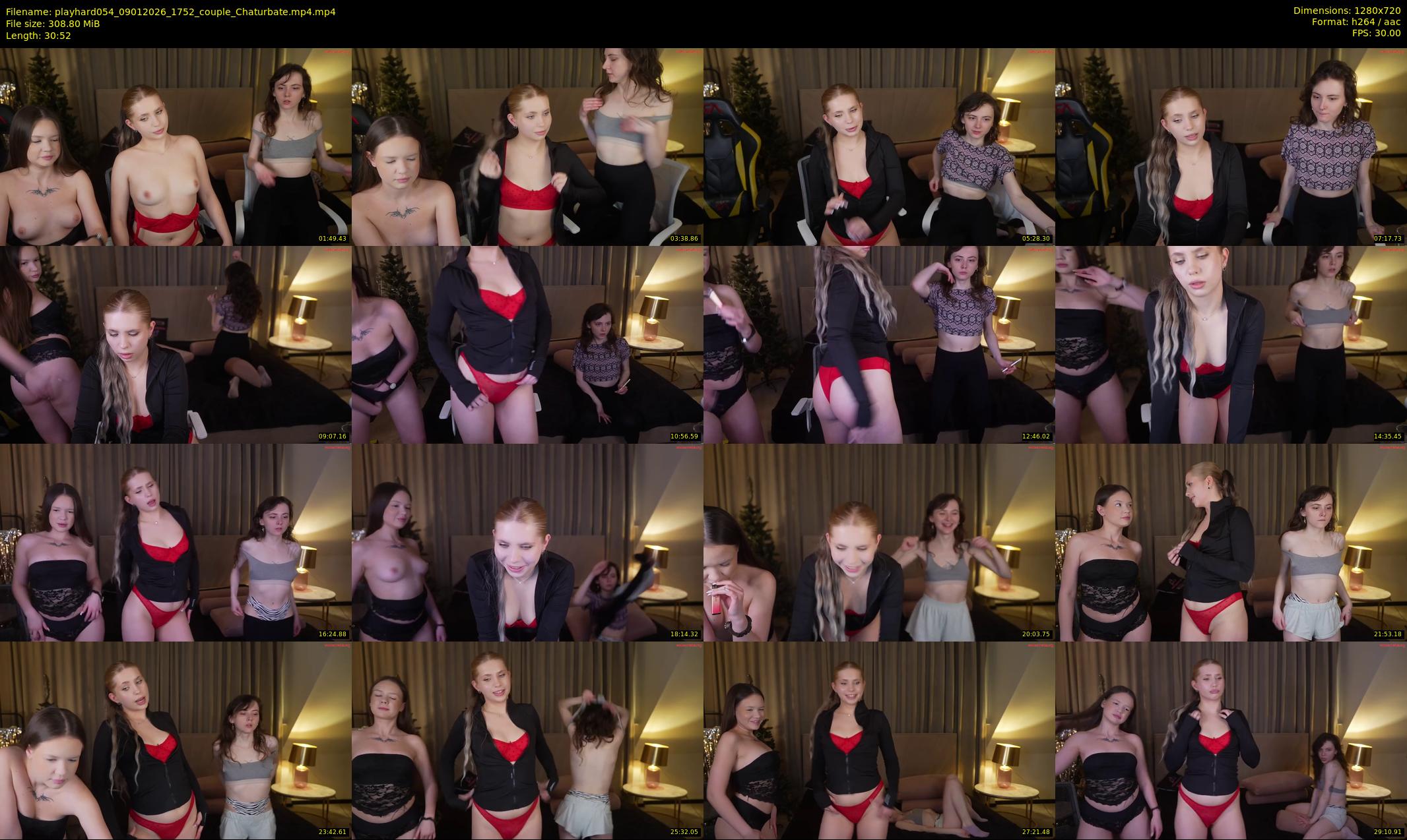 playhard054 — 31 minute Chaturbate couple cam show recording, 720p, Jan 9, 2026