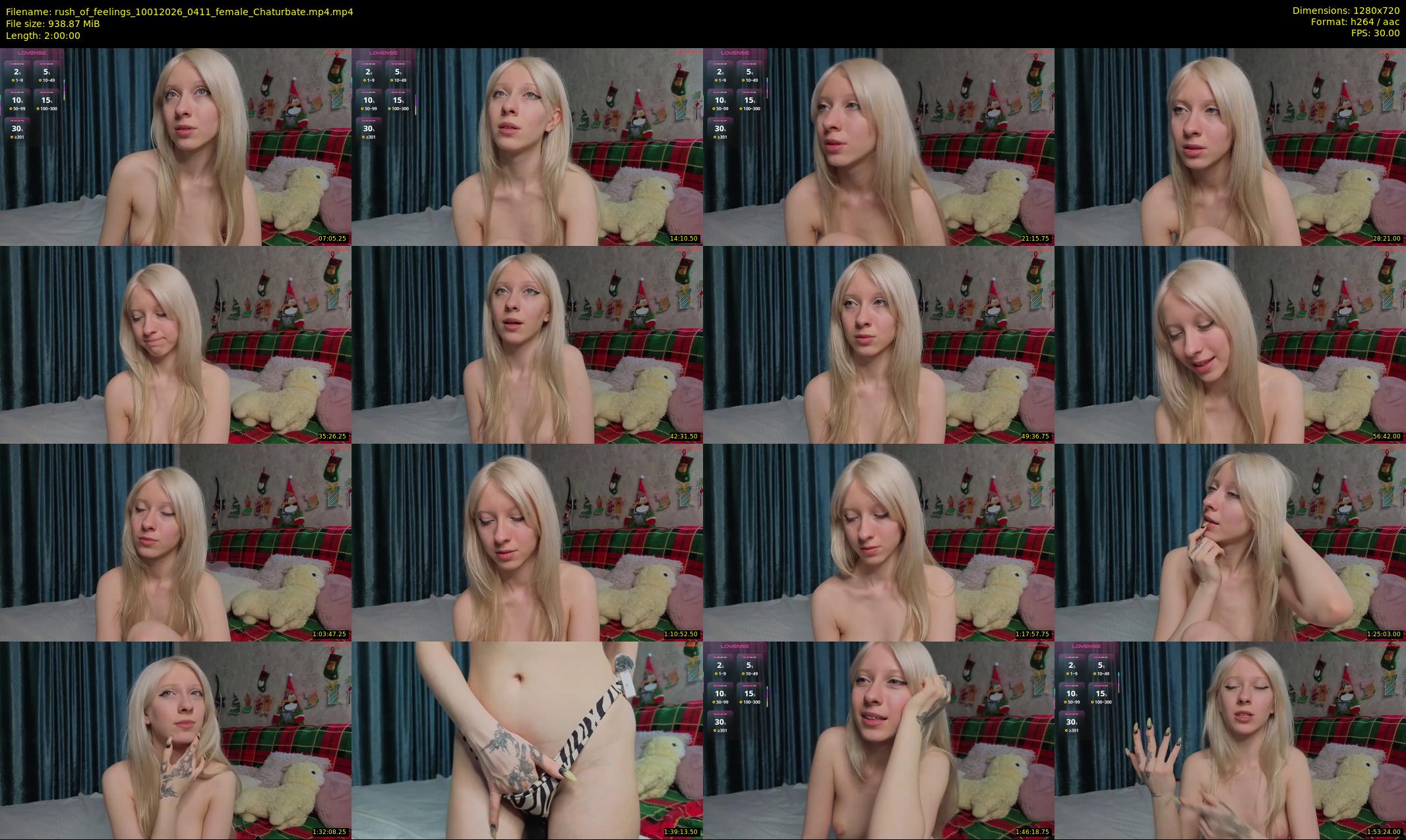rush_of_feelings — 120 minute Chaturbate female cam show recording, 720p, Jan 10, 2026