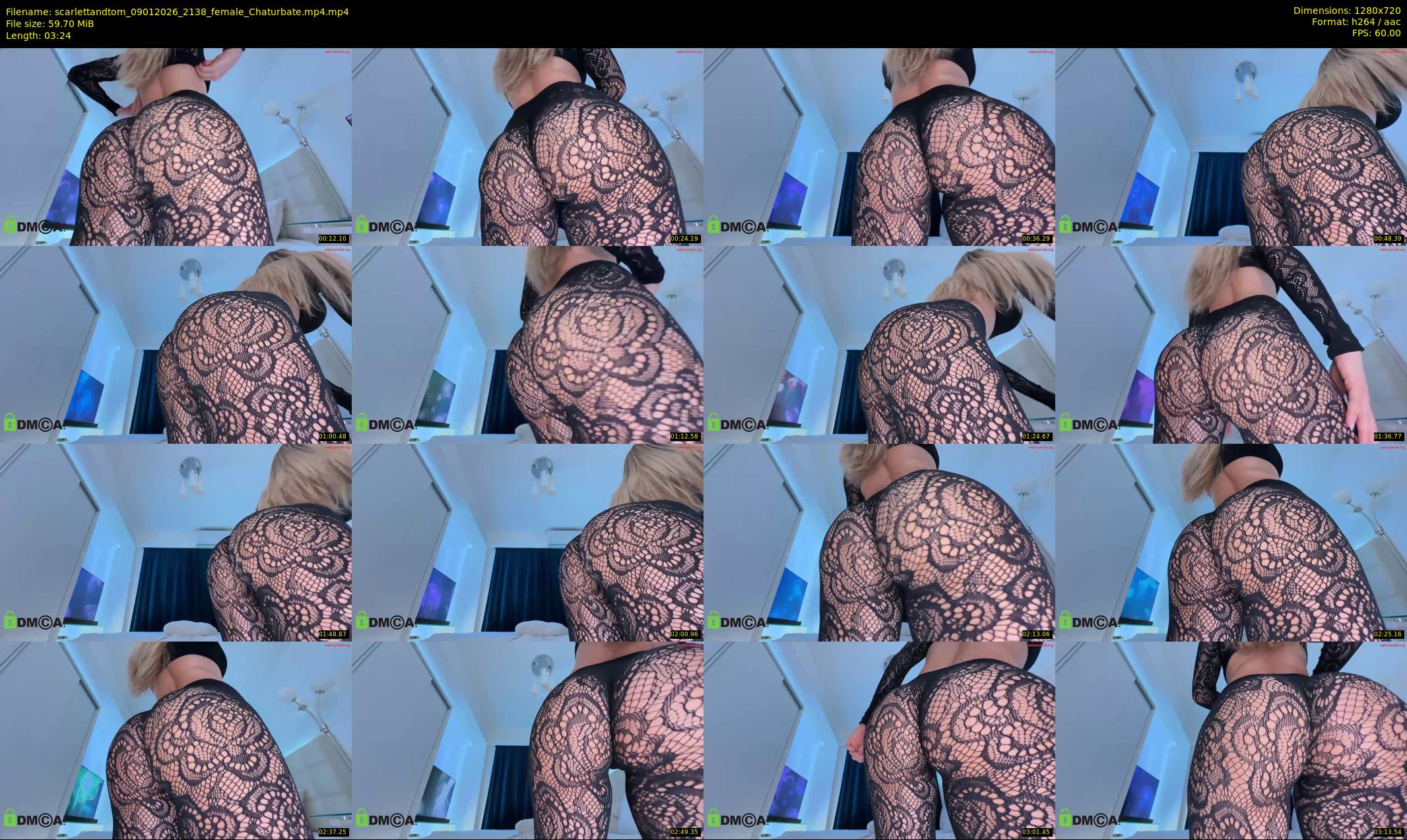 scarlettandtom — 4 minute Chaturbate couple cam show recording, 720p, Jan 9, 2026