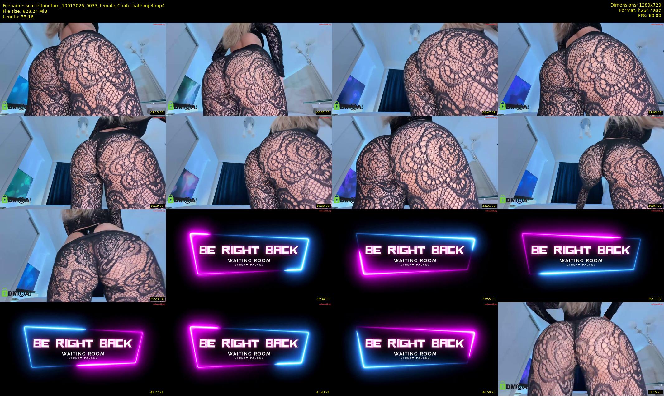 scarlettandtom — 56 minute Chaturbate couple cam show recording, 720p, Jan 10, 2026