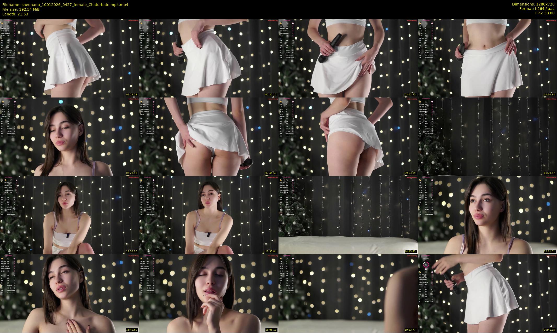 sheenadu — 22 minute Chaturbate female cam show recording, 720p, Jan 10, 2026