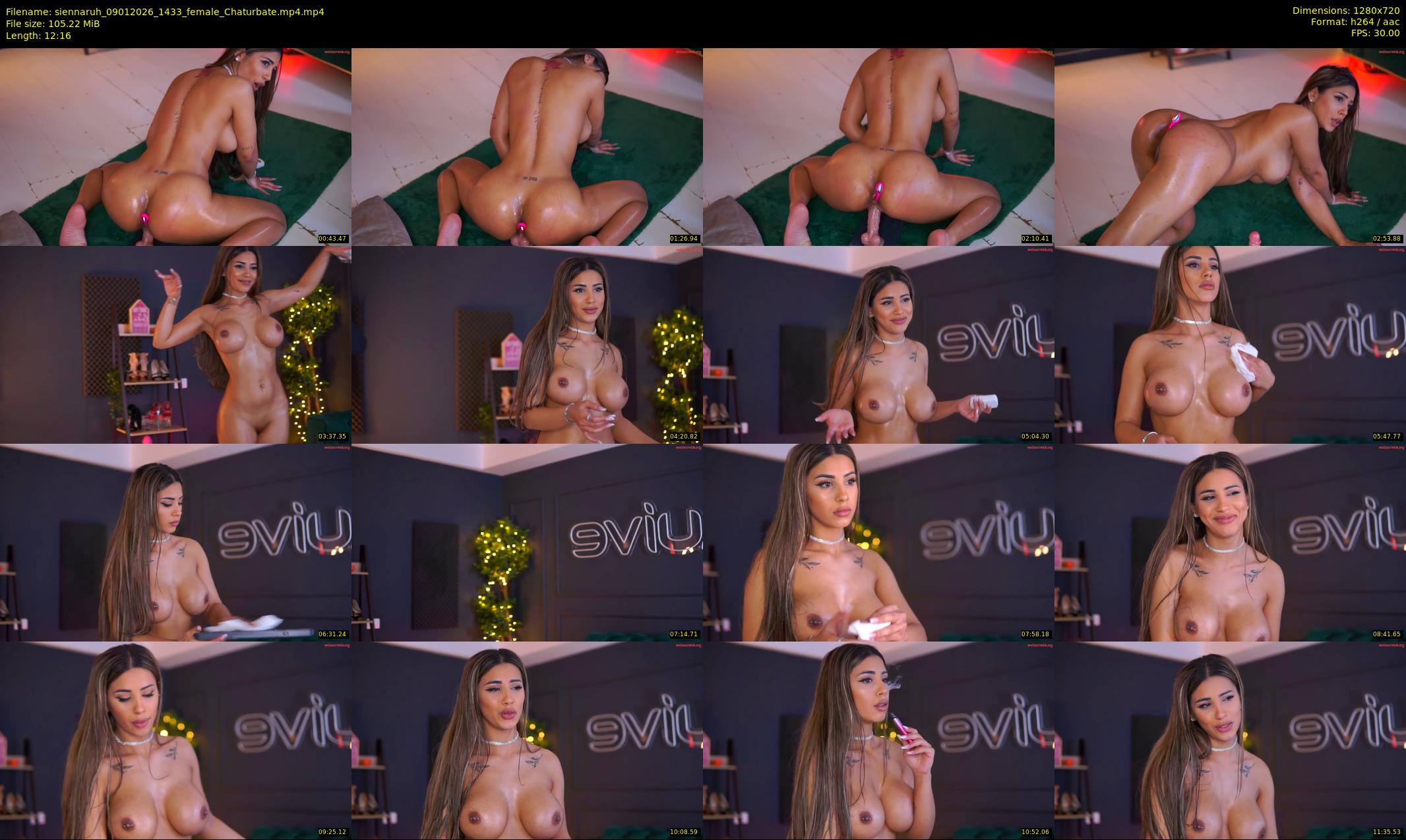 siennaruh — 13 minute Chaturbate female cam show recording, 720p, Jan 9, 2026