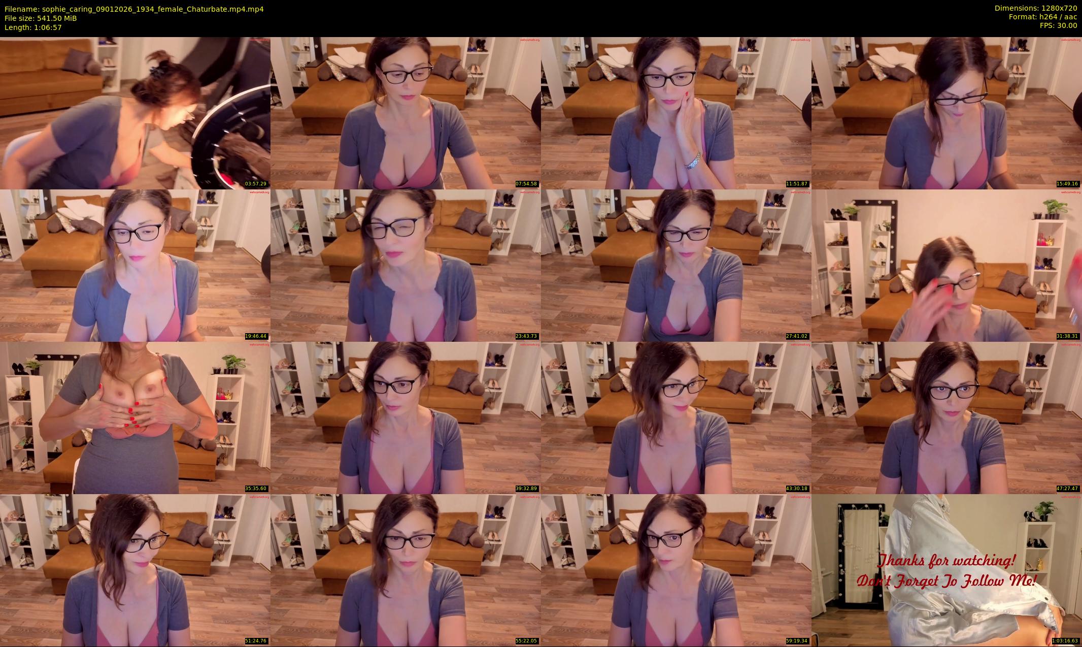 sophie_caring — 67 minute Chaturbate female cam show recording, 720p, Jan 9, 2026
