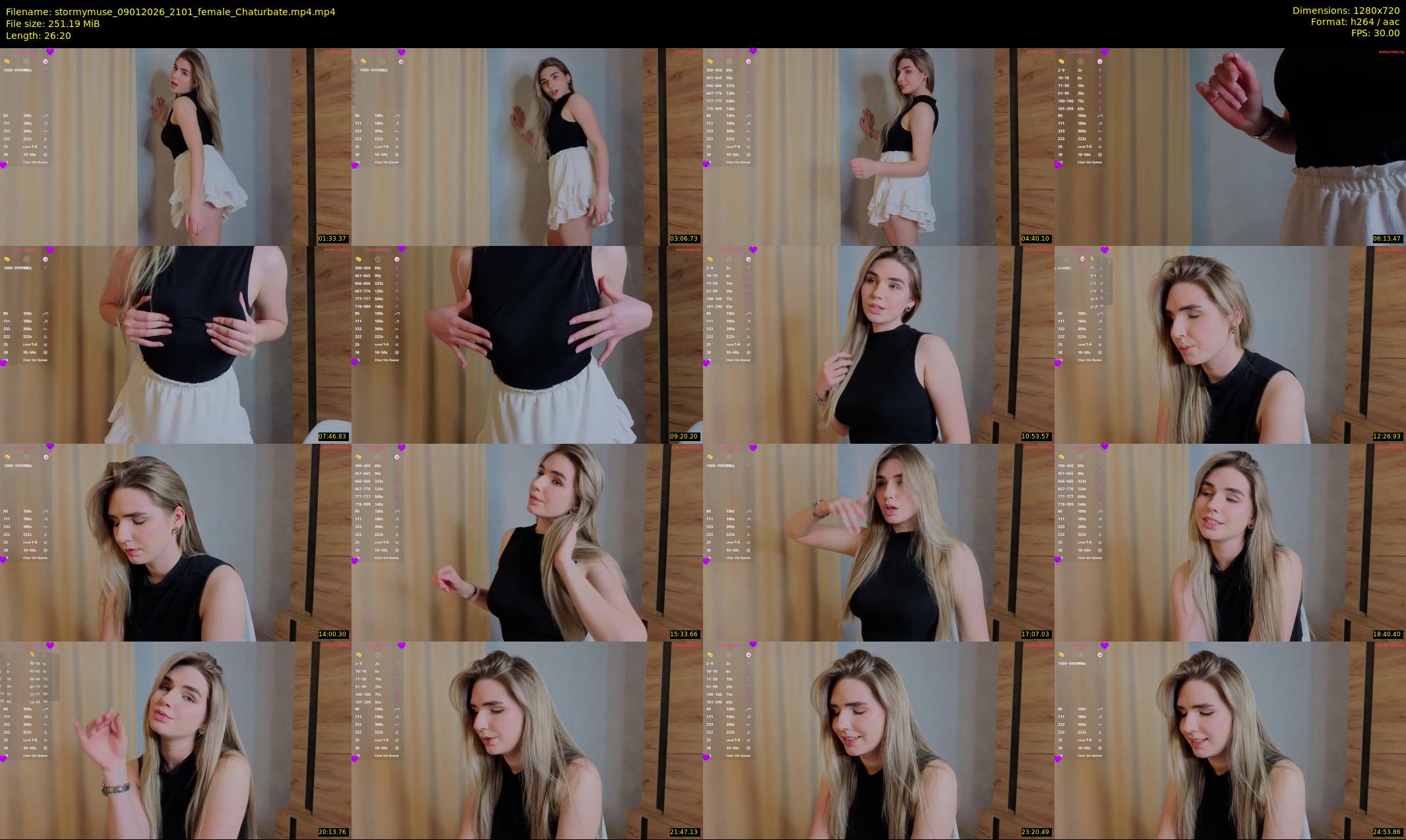 stormymuse — 27 minute Chaturbate female cam show recording, 720p, Jan 9, 2026