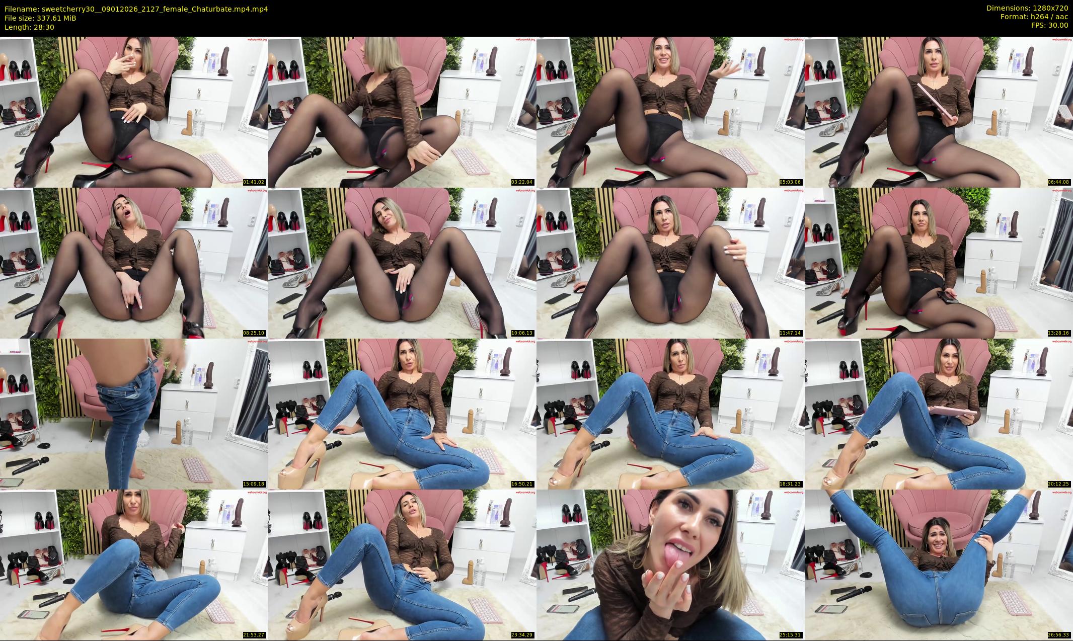 sweetcherry30_ — 29 minute Chaturbate female cam show recording, 720p, Jan 9, 2026