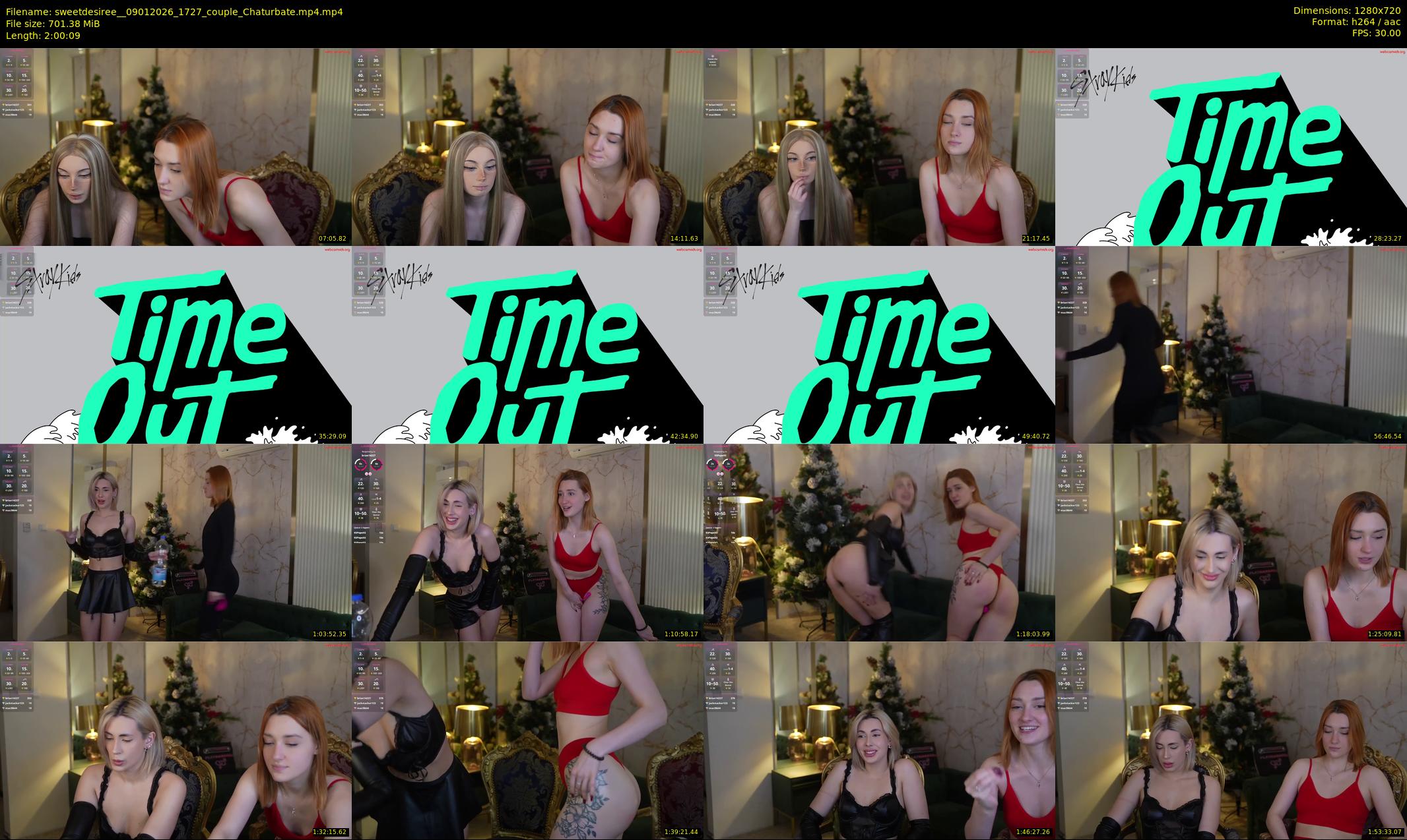 sweetdesiree_ — 121 minute Chaturbate couple cam show recording, 720p, Jan 9, 2026