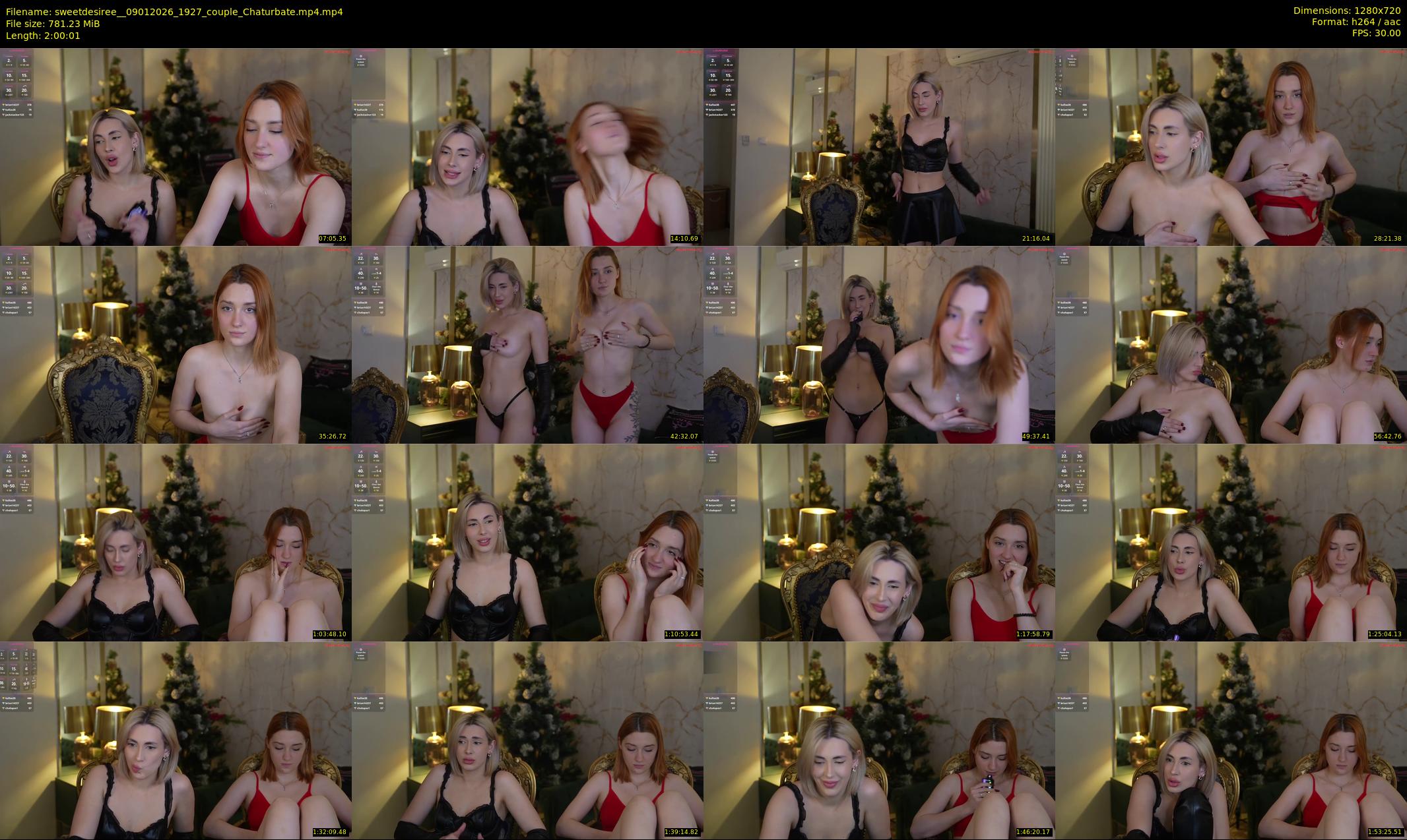 sweetdesiree_ — 121 minute Chaturbate couple cam show recording, 720p, Jan 9, 2026