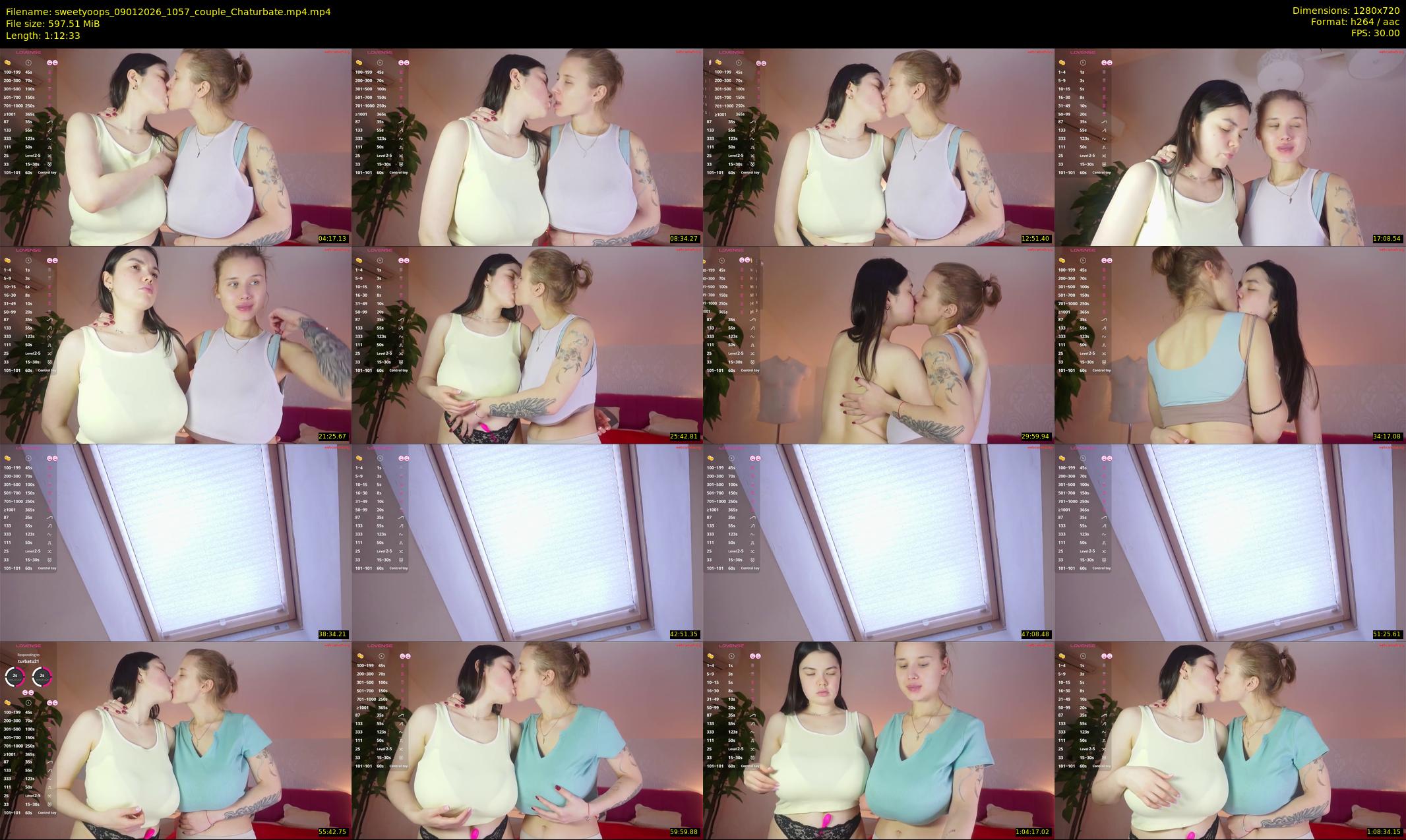 sweetyoops — 73 minute Chaturbate female cam show recording, 720p, Jan 9, 2026