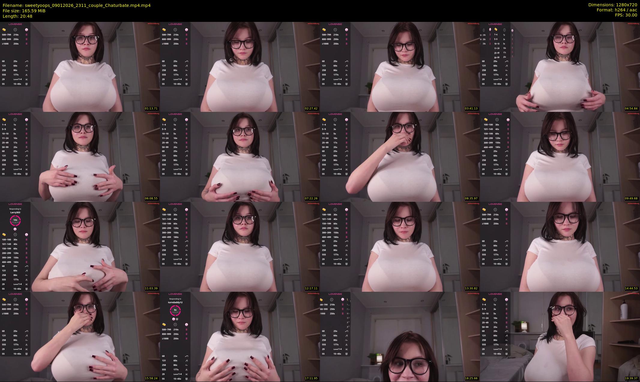 sweetyoops — 21 minute Chaturbate female cam show recording, 720p, Jan 9, 2026