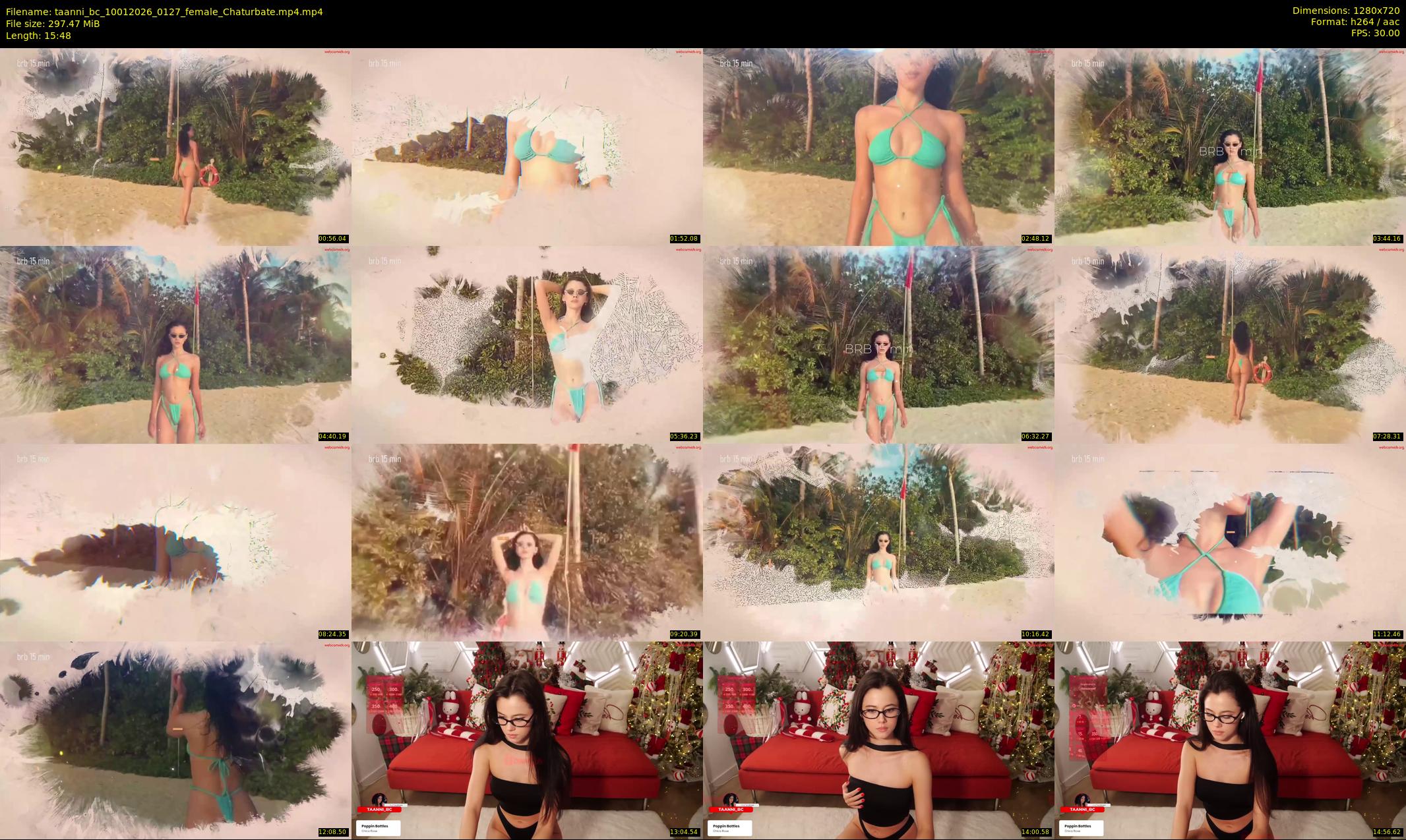 taanni_bc — 16 minute Chaturbate female cam show recording, 720p, Jan 10, 2026