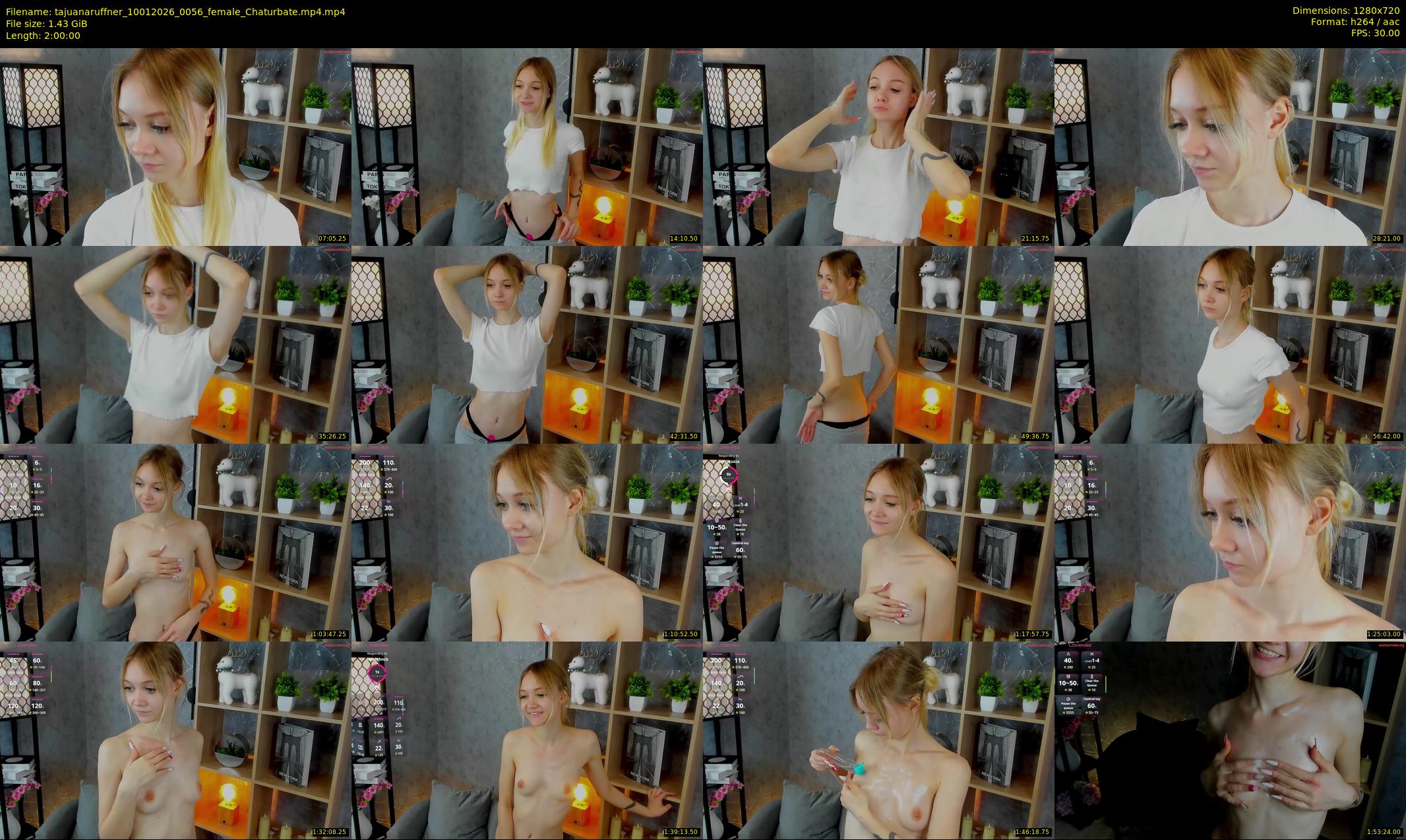 tajuanaruffner — 120 minute Chaturbate female cam show recording, 720p, Jan 10, 2026
