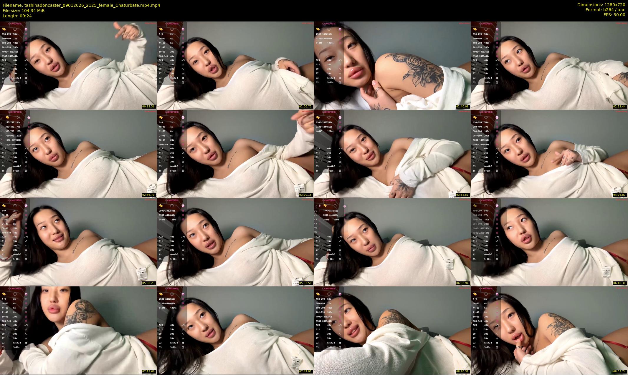 tashinadoncaster — 10 minute Chaturbate female cam show recording, 720p, Jan 9, 2026