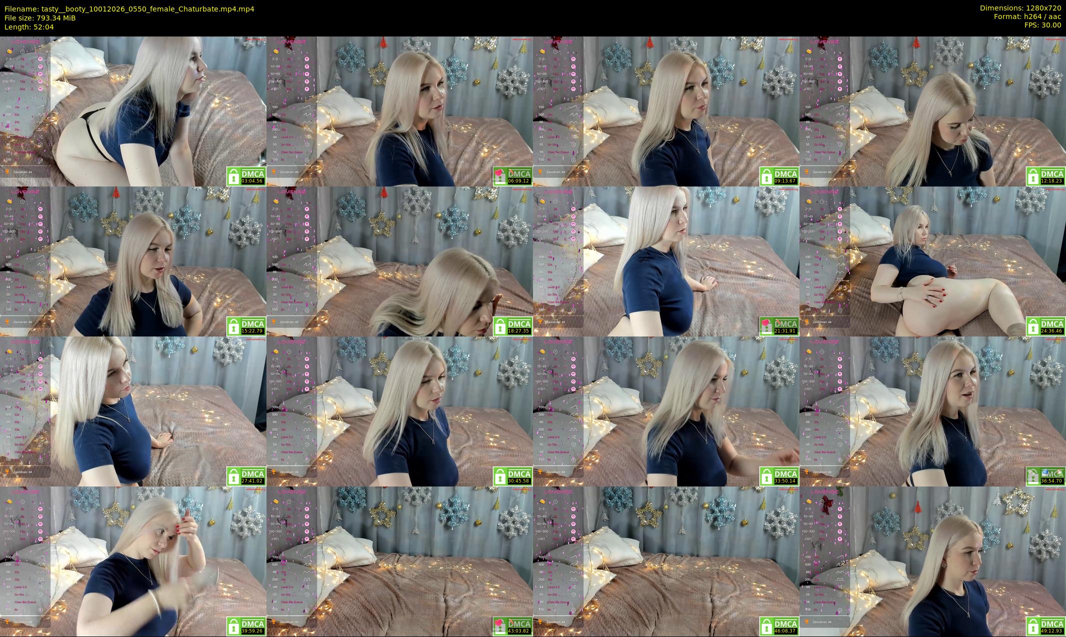 tasty__booty — 53 minute Chaturbate female cam show recording, 720p, Jan 10, 2026