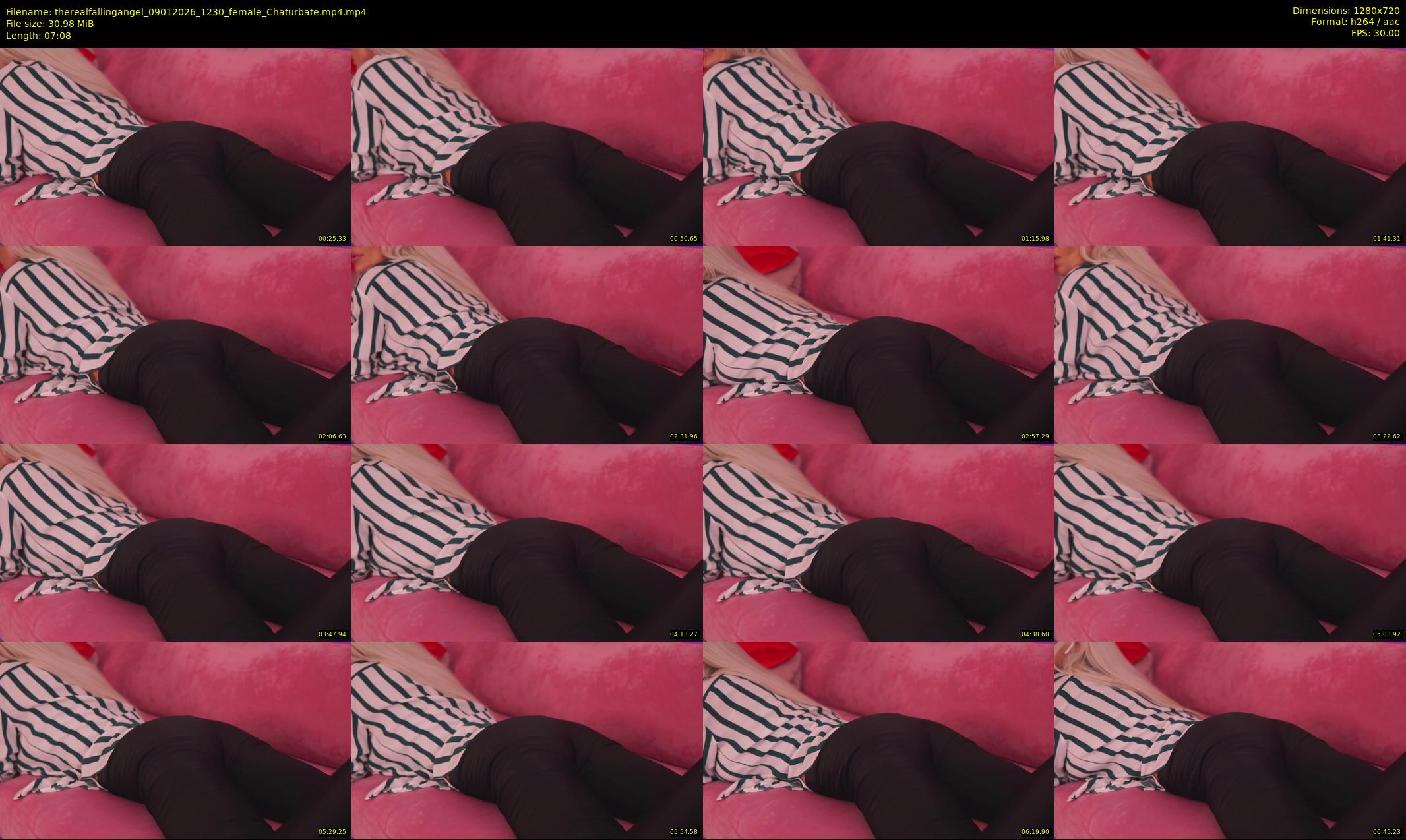 therealfallingangel — 8 minute Chaturbate female cam show recording, 720p, Jan 9, 2026