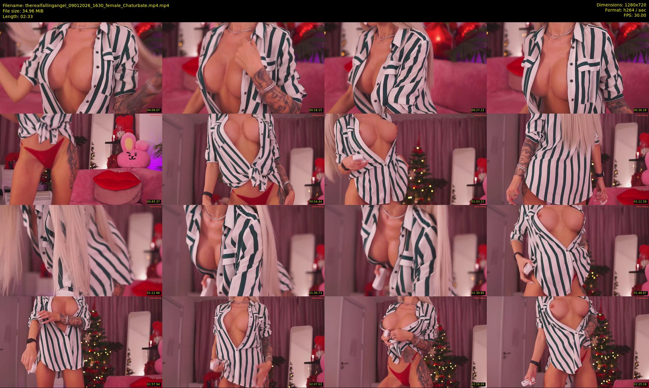 therealfallingangel — 3 minute Chaturbate female cam show recording, 720p, Jan 9, 2026