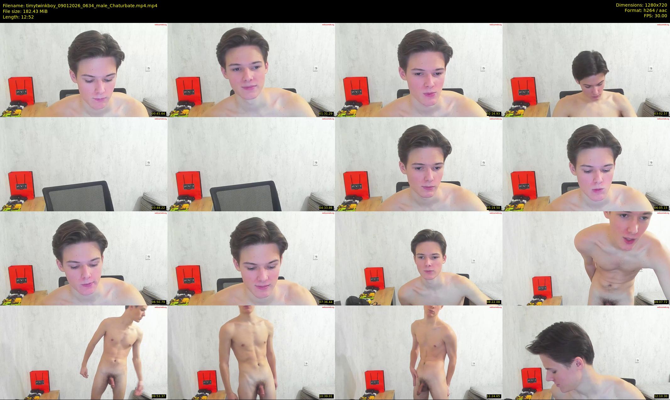 timytwinkboy — 13 minute Chaturbate male cam show recording, 720p, Jan 9, 2026