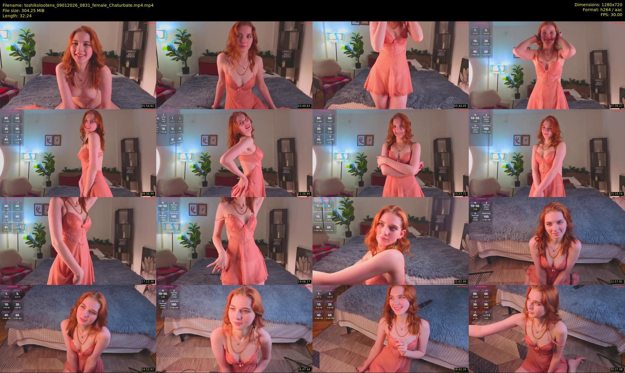 toshikolootens — 33 minute Chaturbate female cam show recording, 720p, Jan 9, 2026