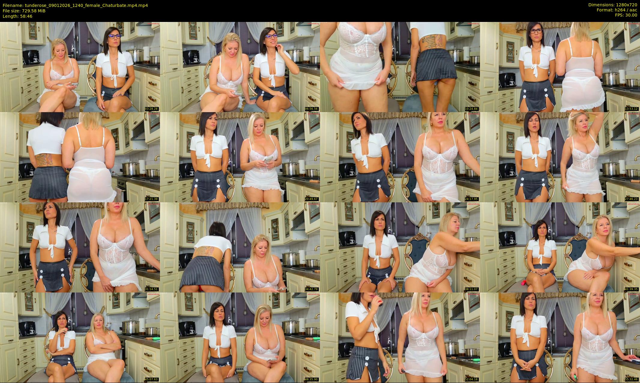 tunderose — 59 minute Chaturbate female cam show recording, 720p, Jan 9, 2026
