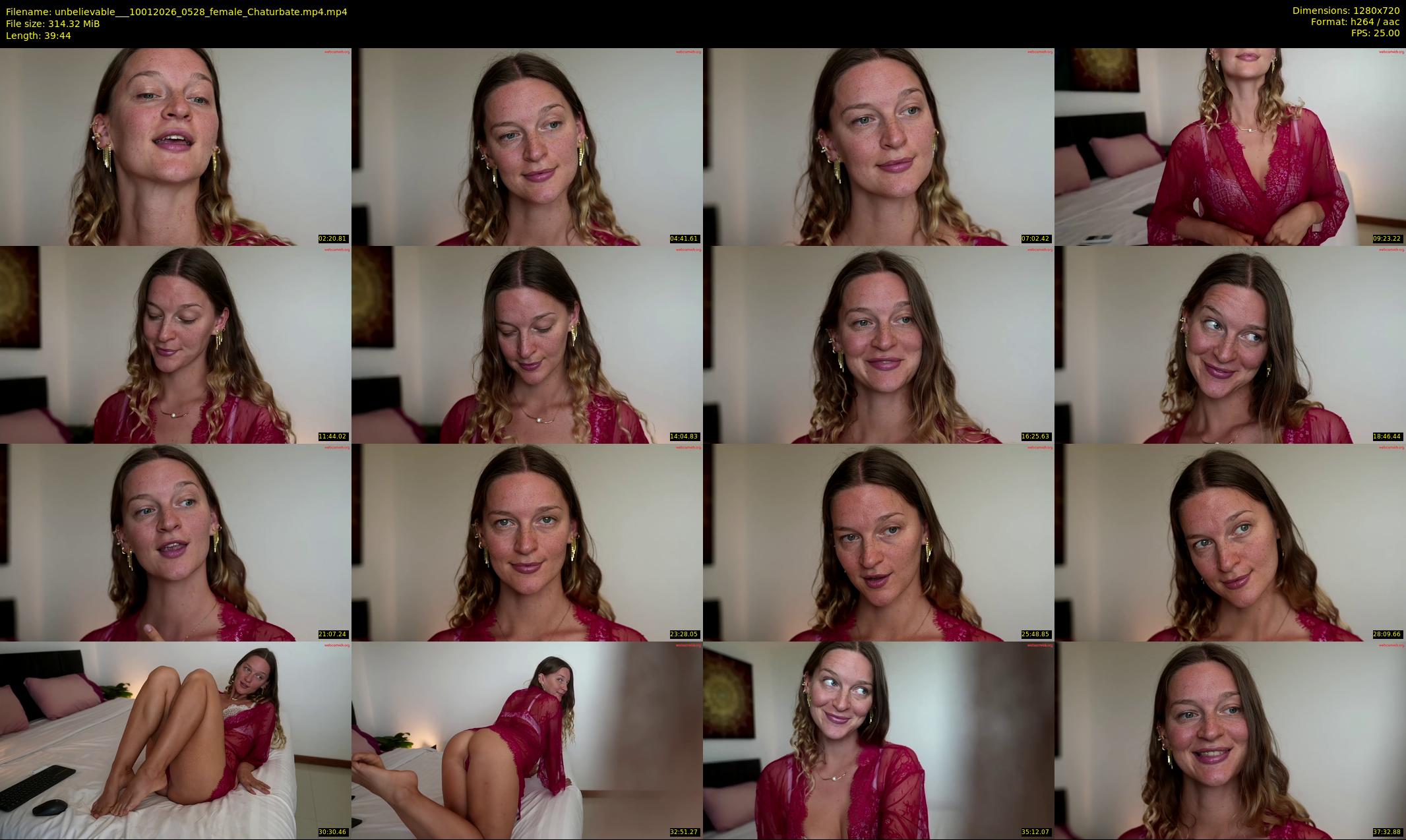 unbelievable__ — 40 minute Chaturbate female cam show recording, 720p, Jan 10, 2026