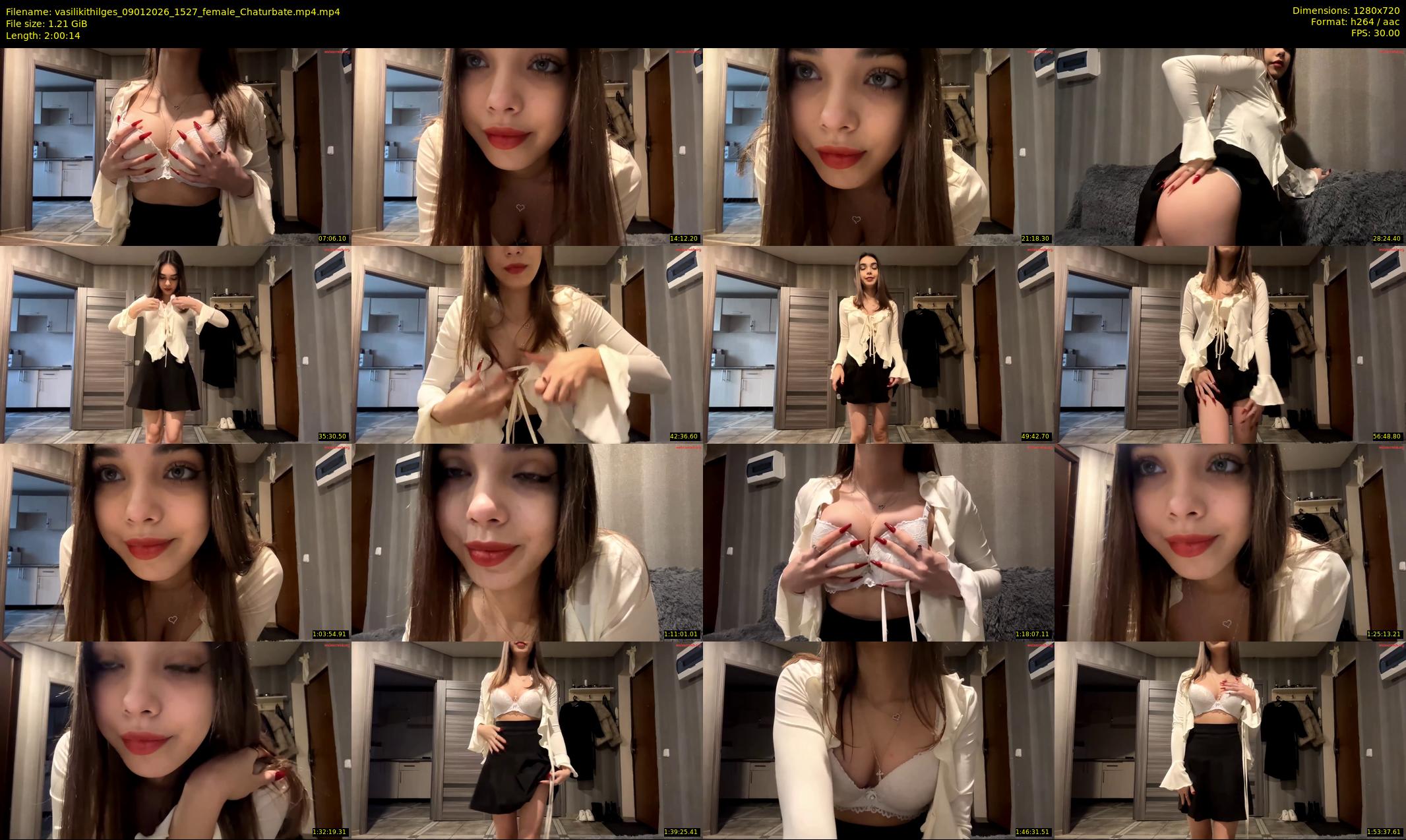 vasilikithilges — 121 minute Chaturbate female cam show recording, 720p, Jan 9, 2026