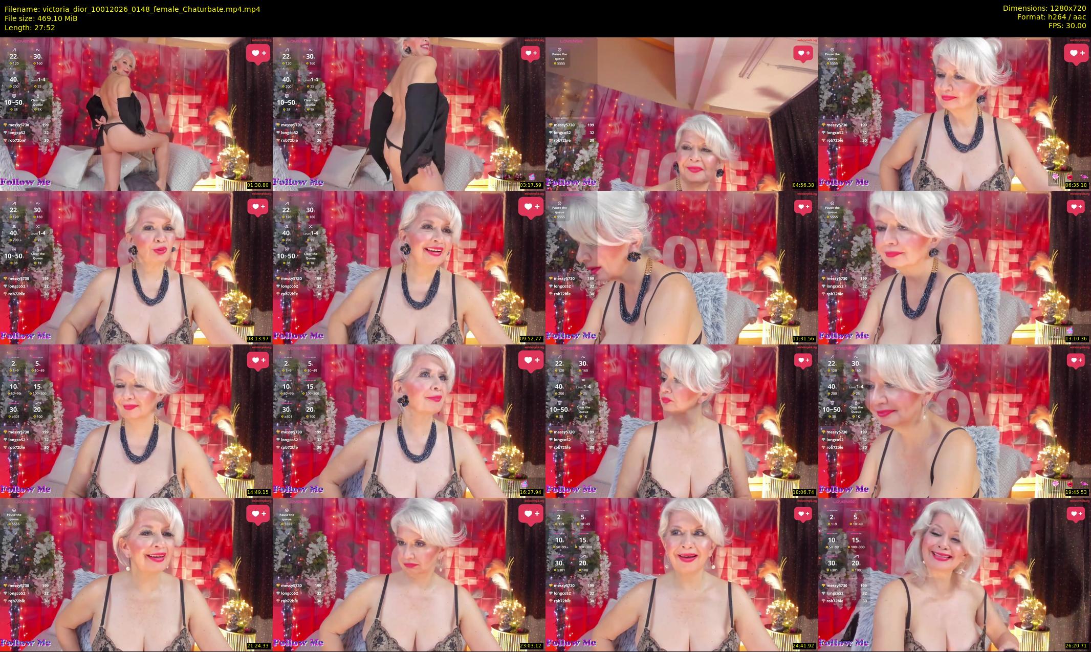 victoria_dior — 28 minute Chaturbate female cam show recording, 720p, Jan 10, 2026
