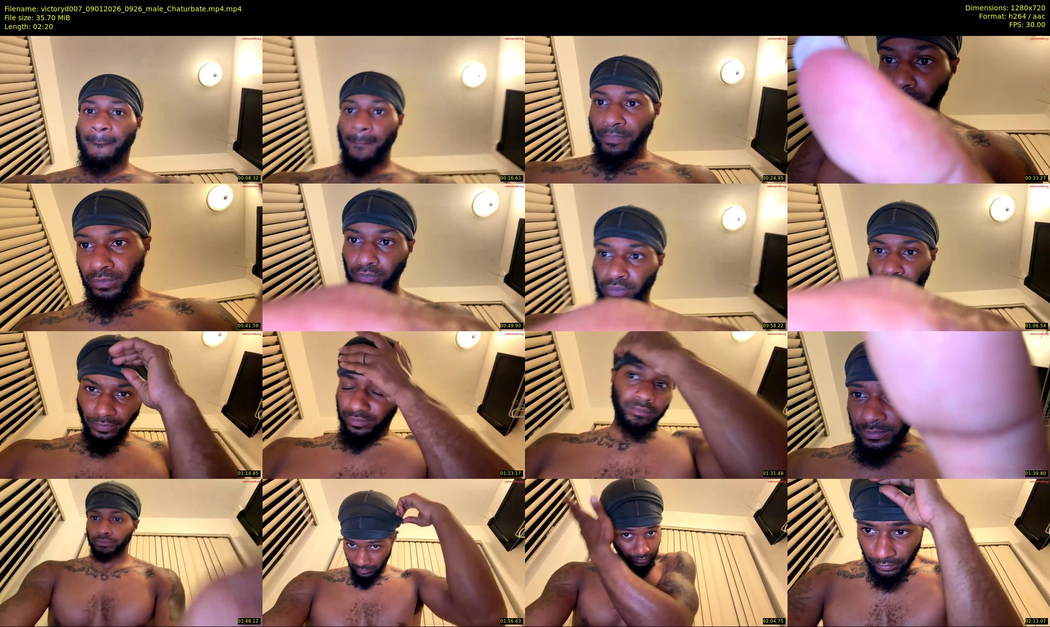victoryd007 — 3 minute Chaturbate male cam show recording, 720p, Jan 9, 2026