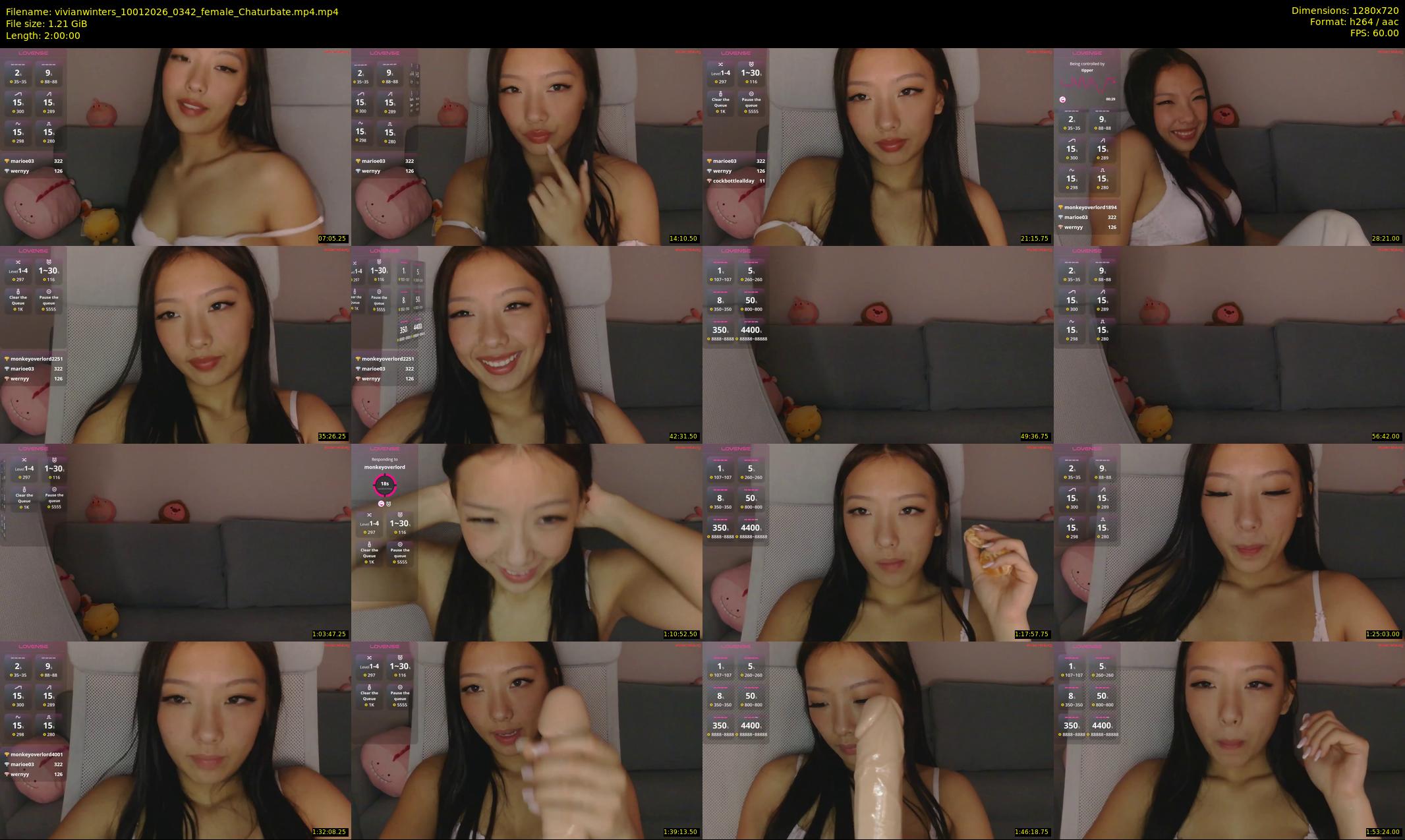 vivianwinters — 120 minute Chaturbate female cam show recording, 720p, Jan 10, 2026