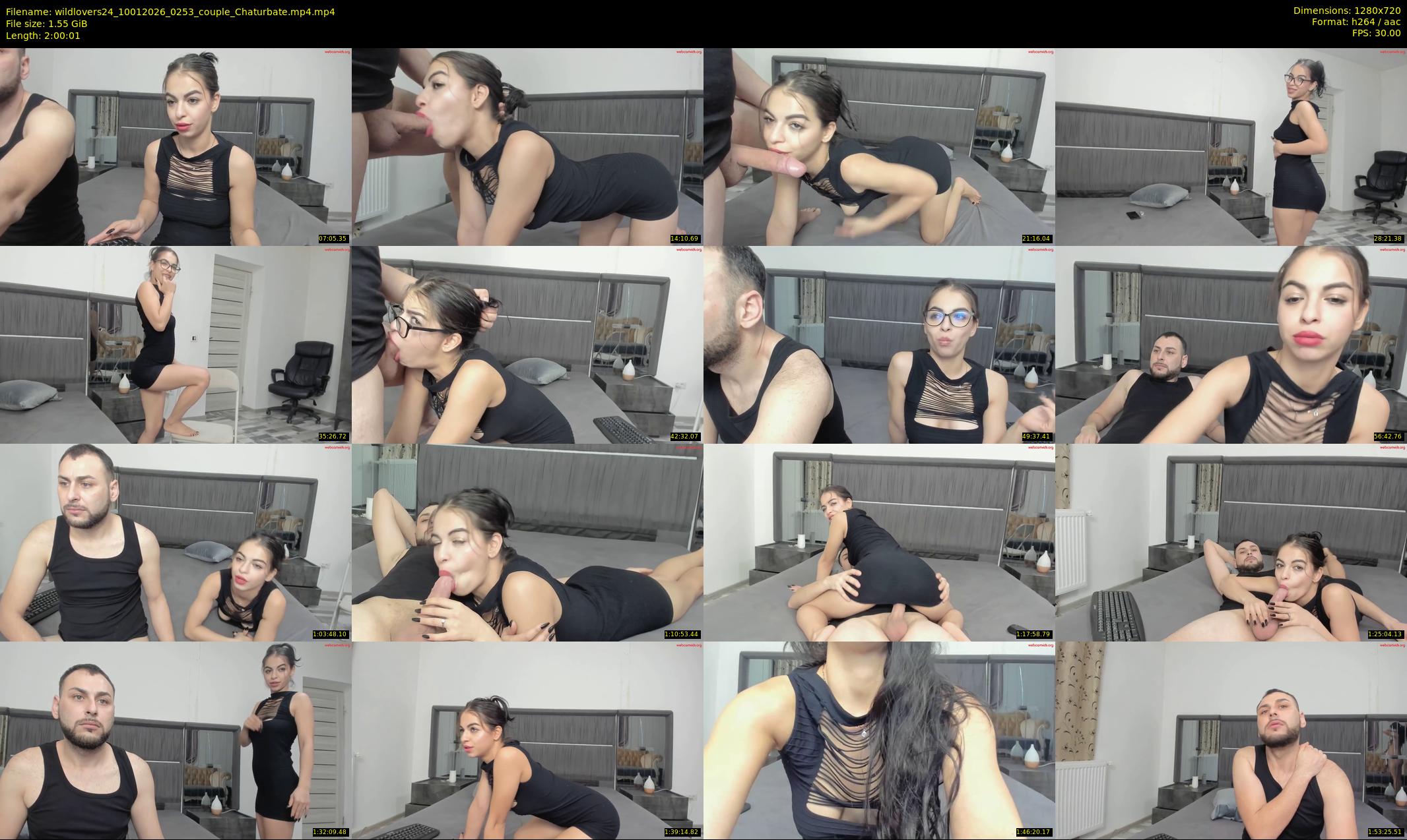 wildlovers24 — 121 minute Chaturbate couple cam show recording, 720p, Jan 10, 2026