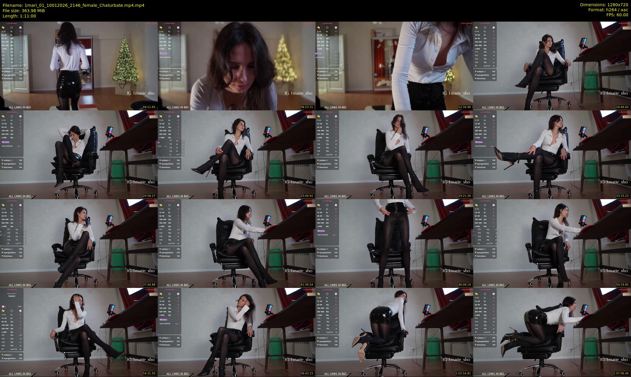 1mari_01 — 71 minute Chaturbate female cam show recording, 720p, Jan 10, 2026