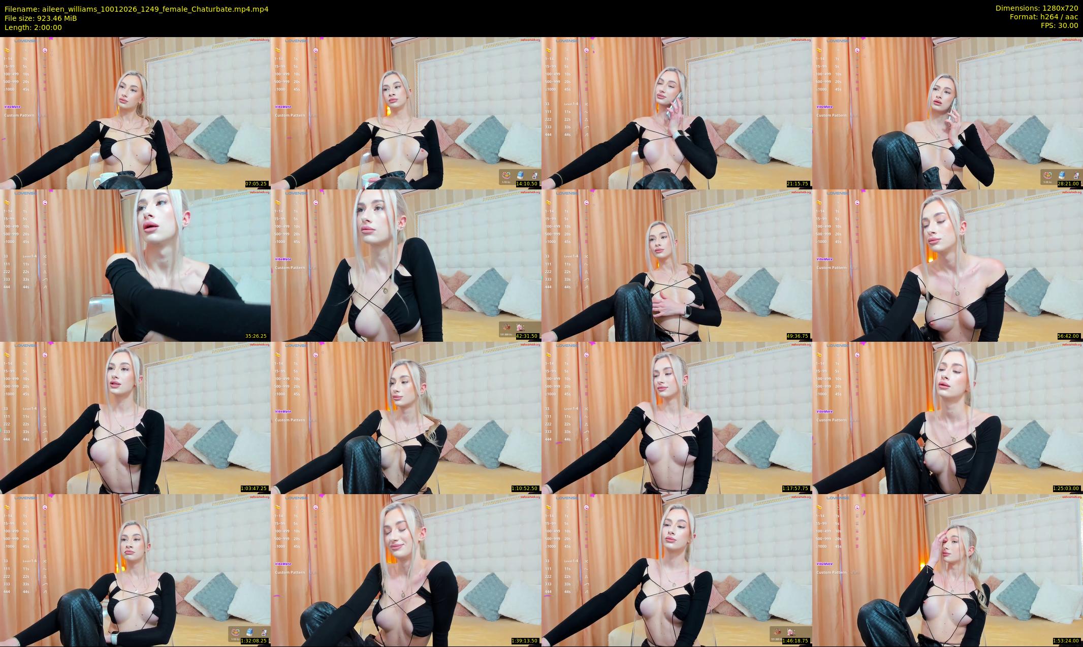 aileen_williams — 120 minute Chaturbate female cam show recording, 720p, Jan 10, 2026