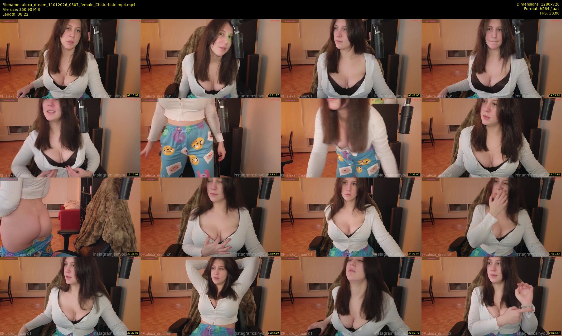 alexa_dream — 39 minute Chaturbate female cam show recording, 720p, Jan 11, 2026