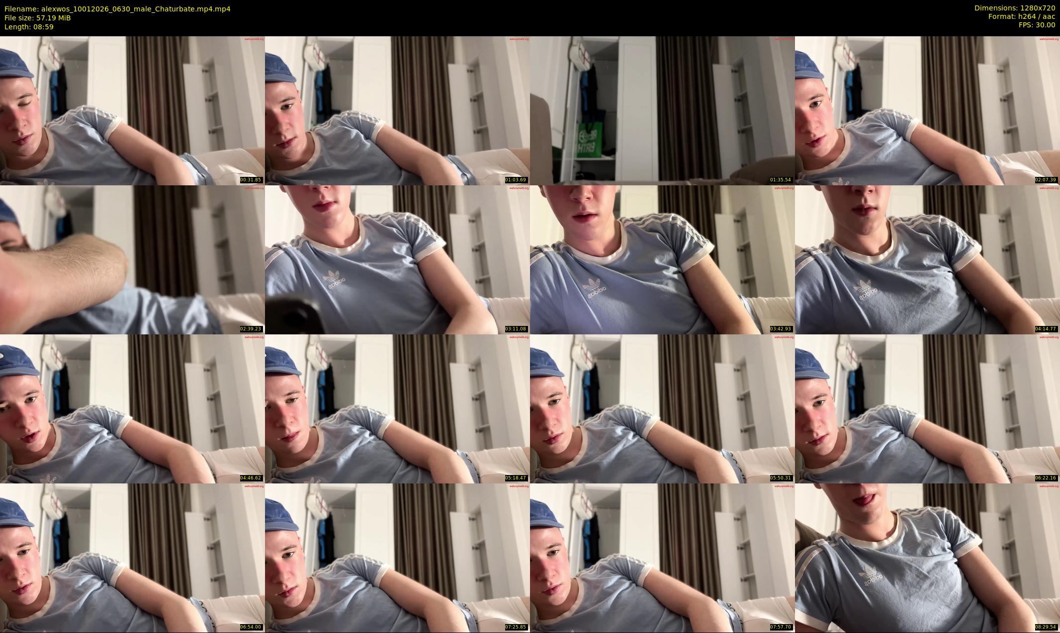 alexwos — 9 minute Chaturbate male cam show recording, 720p, Jan 10, 2026