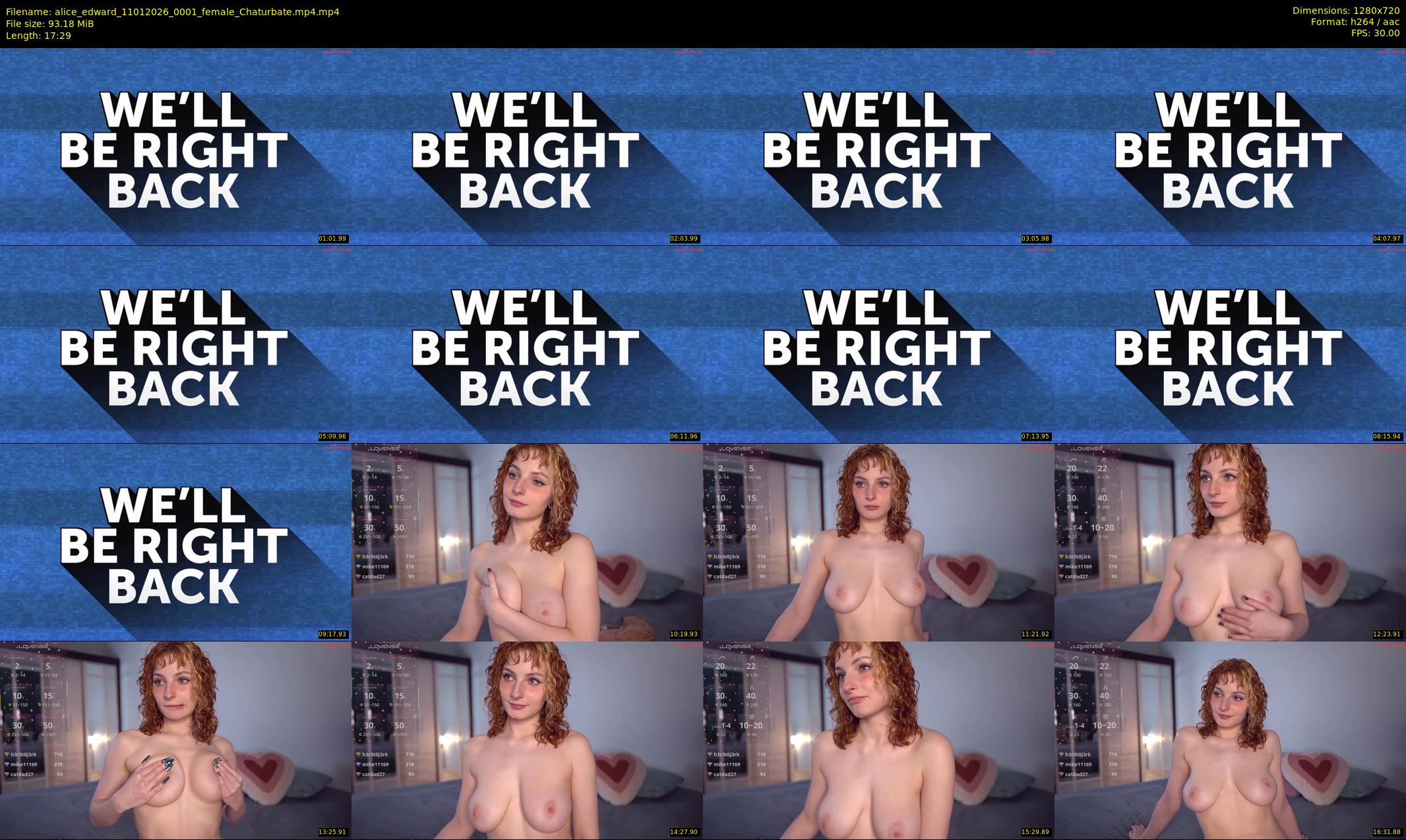 alice_edward — 18 minute Chaturbate couple cam show recording, 720p, Jan 11, 2026