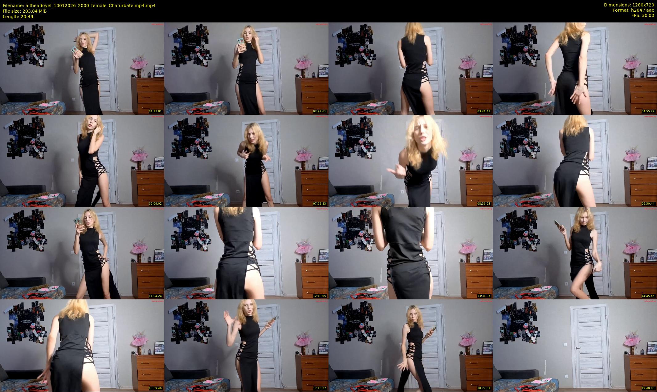 altheadoyel — 21 minute Chaturbate female cam show recording, 720p, Jan 10, 2026