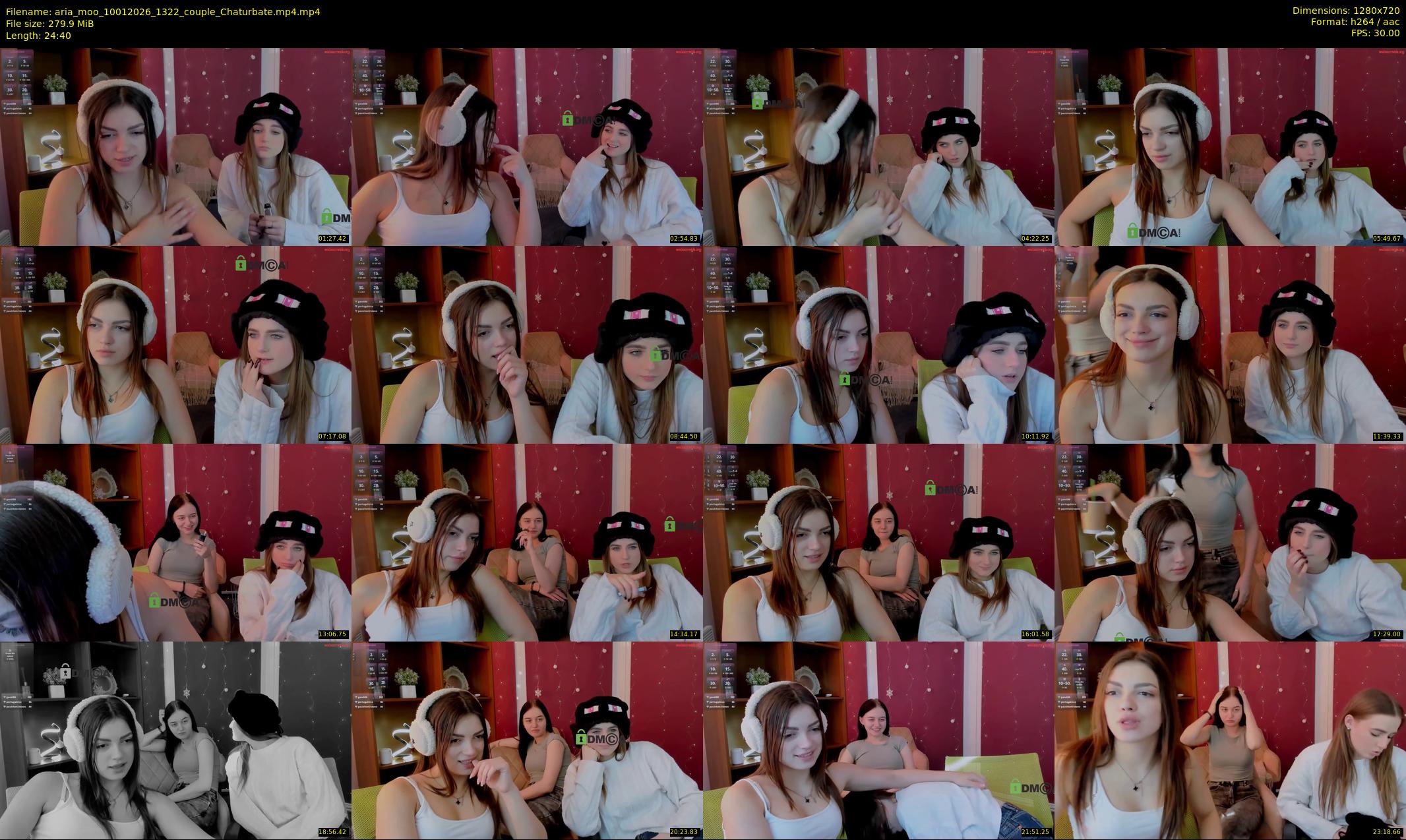 aria_moo — 25 minute Chaturbate couple cam show recording, 720p, Jan 10, 2026