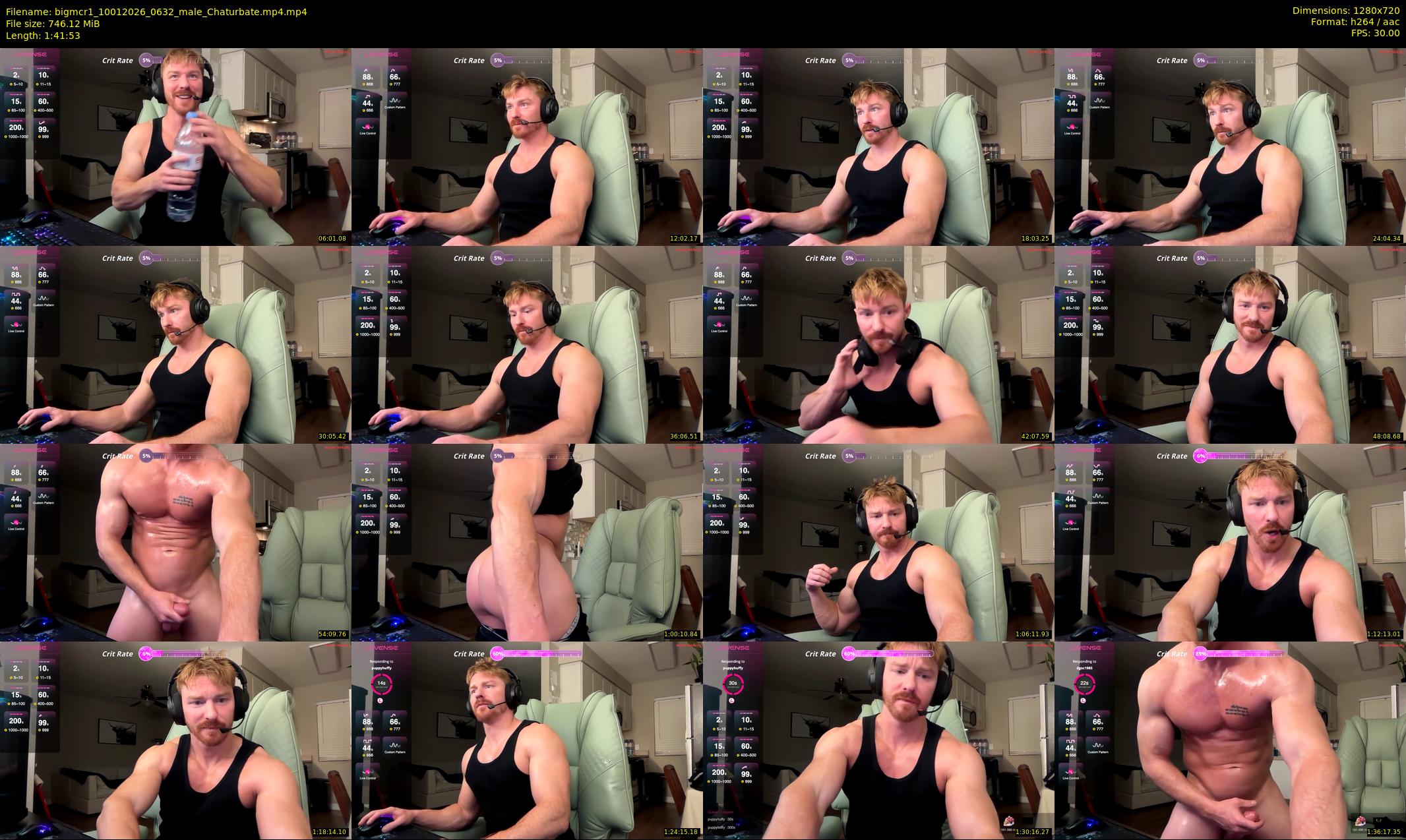 bigmcr1 — 102 minute Chaturbate male cam show recording, 720p, Jan 10, 2026