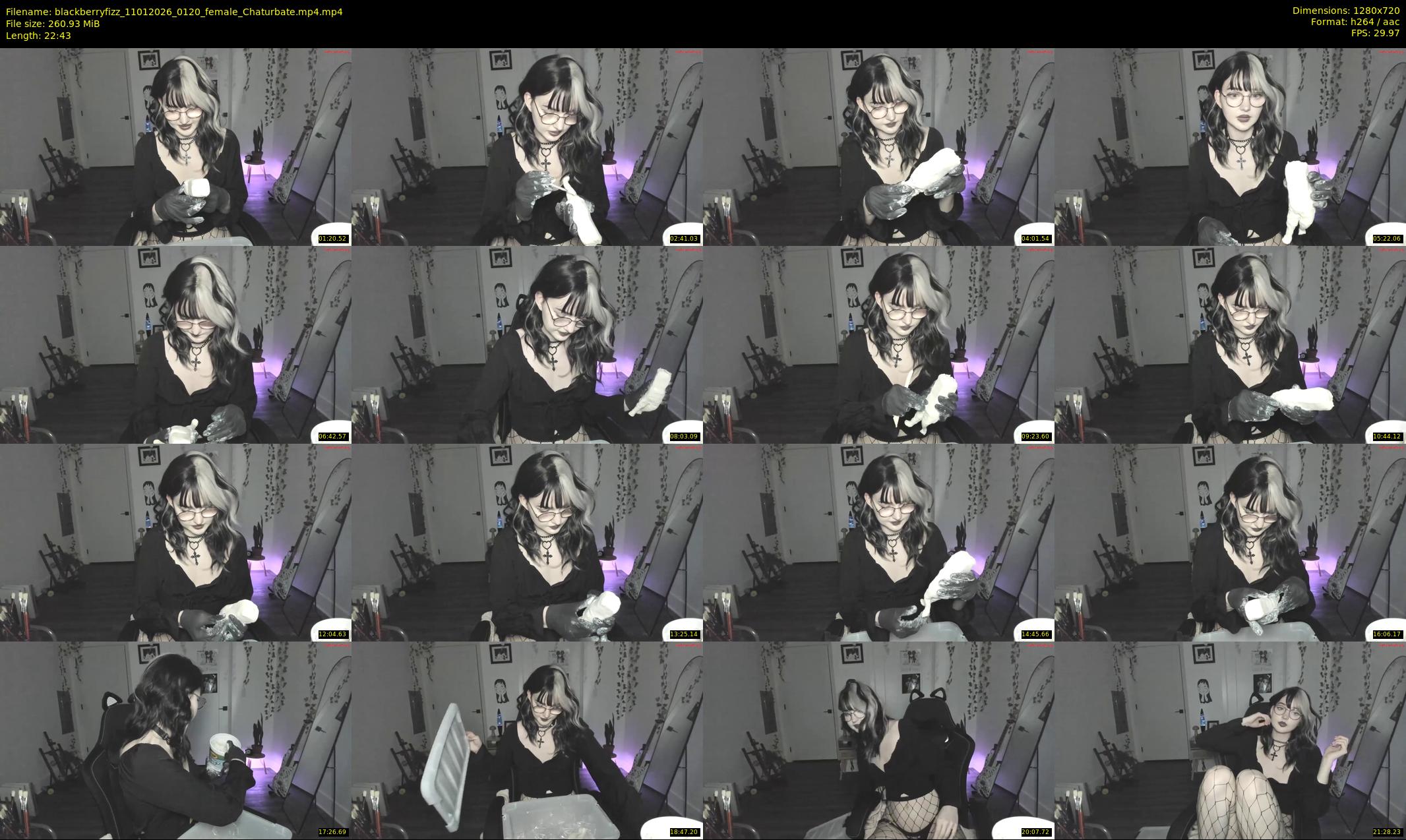 blackberryfizz — 23 minute Chaturbate female cam show recording, 720p, Jan 11, 2026