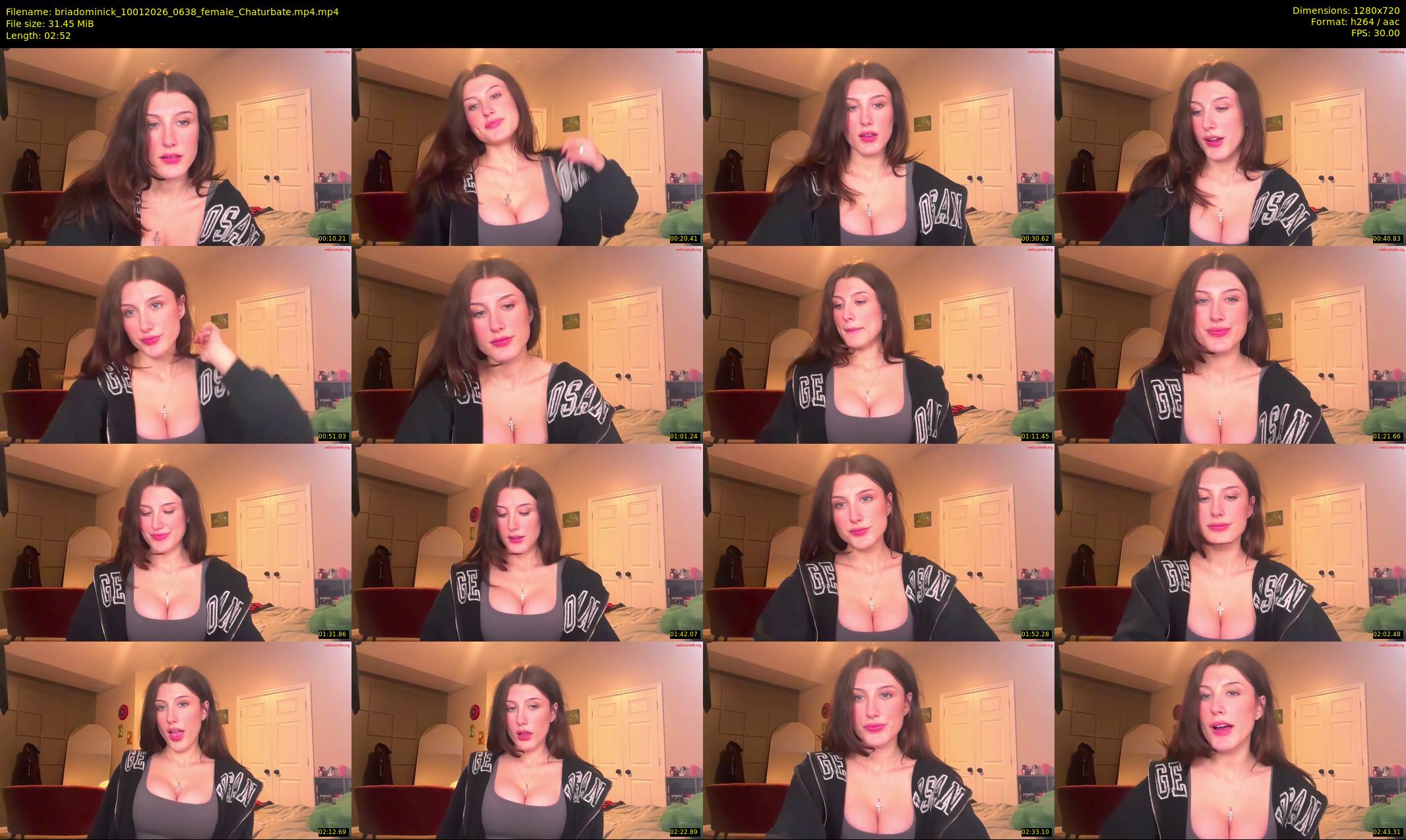 briadominick — 3 minute Chaturbate couple cam show recording, 720p, Jan 10, 2026