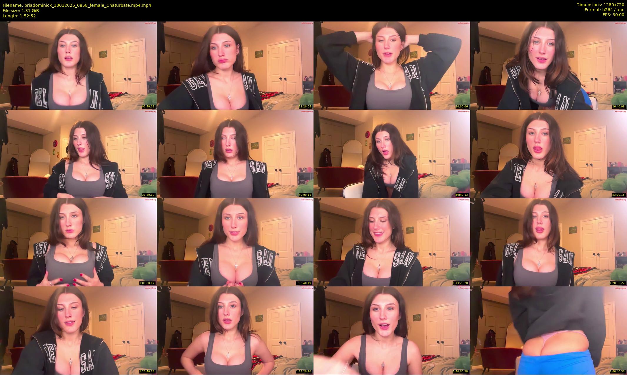briadominick — 113 minute Chaturbate couple cam show recording, 720p, Jan 10, 2026